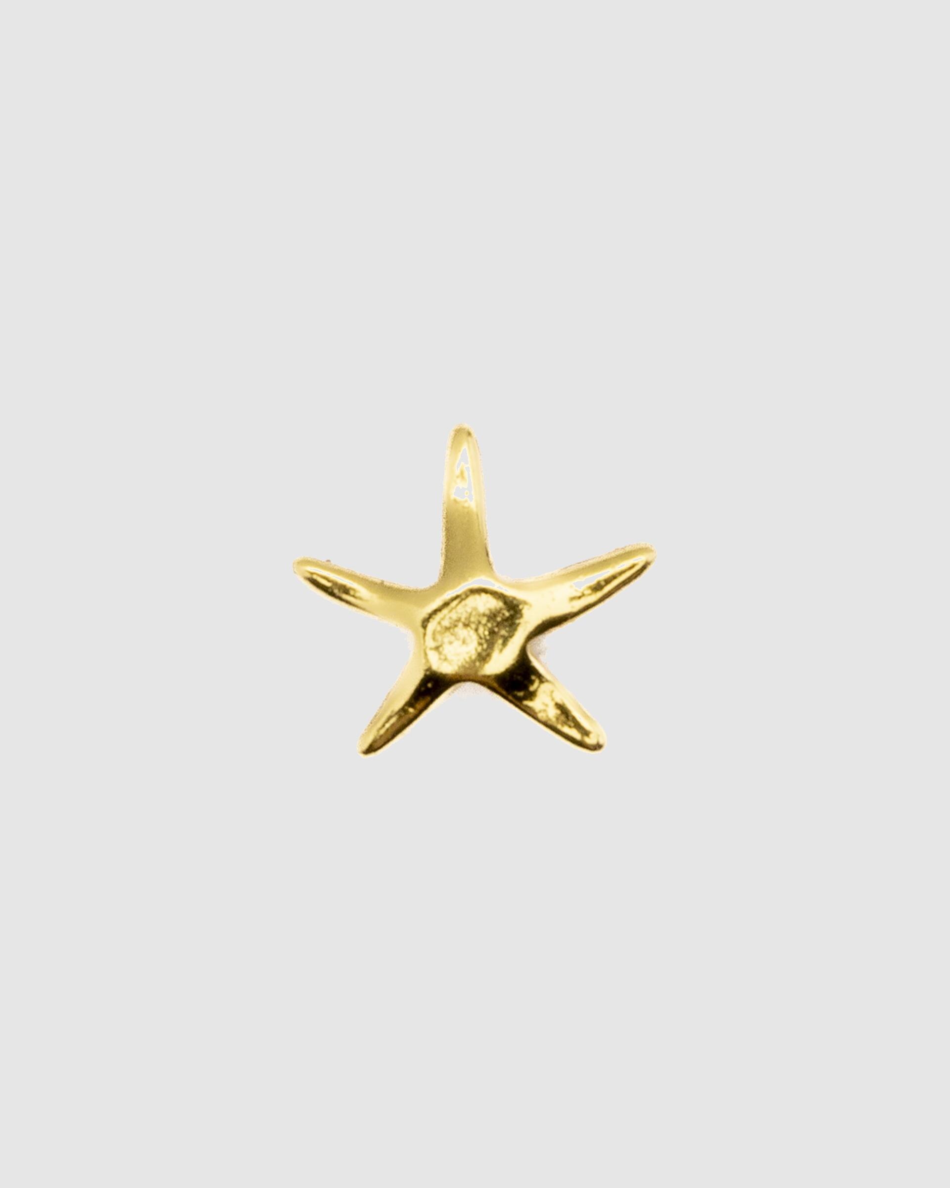 Piercing Personalizável de Prata de Lei 925 com Acabamento em Ouro Amarelo de 18 Quilates Dourado-2