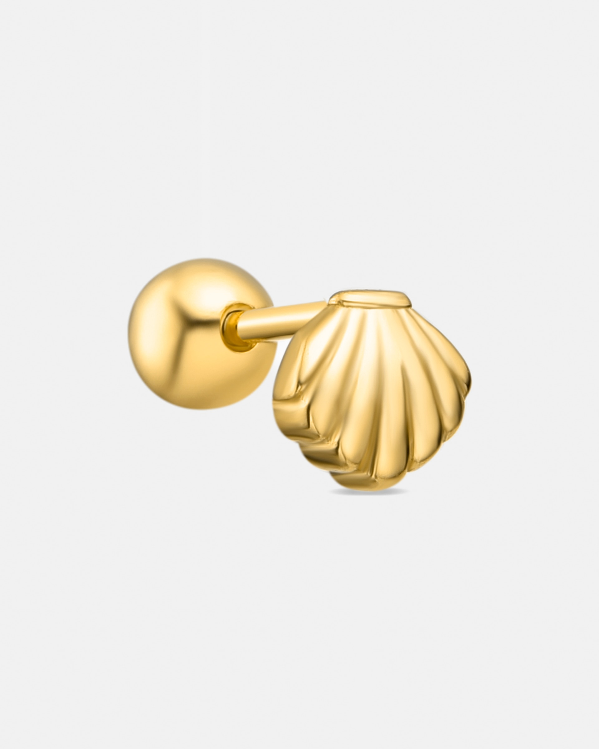 Piercing Personalizável de Prata de Lei 925 com Acabamento em Ouro Amarelo de 18 Quilates Amarelo-1