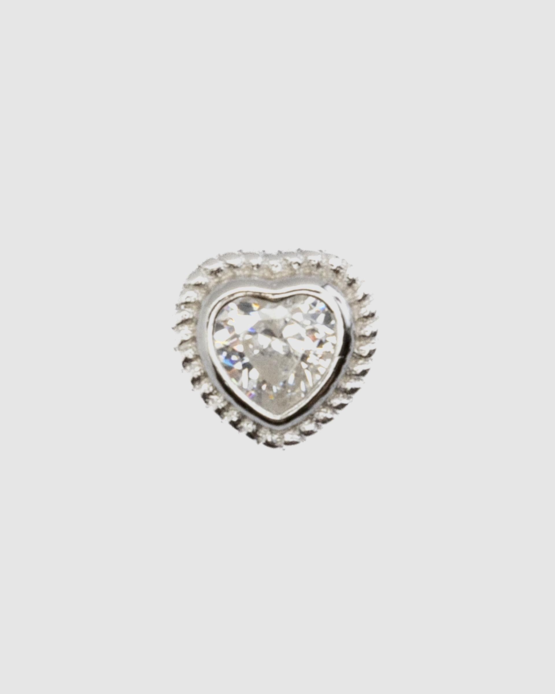 Piercing Personalizável de Prata de Lei 925 com Acabamento em Ródio e Zirconita Brilhante Prata-2