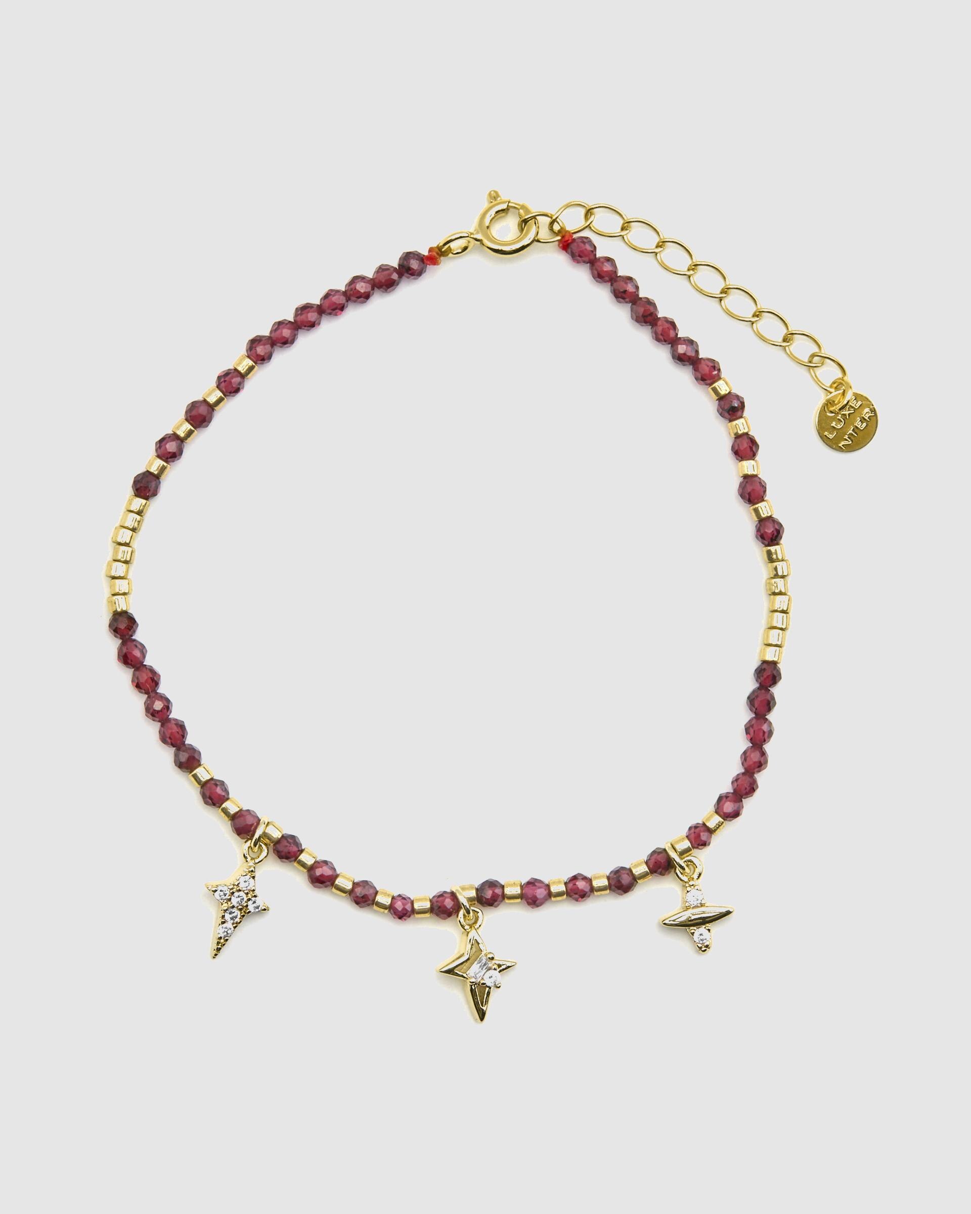 Pulseira Pide Un Deseo de Prata de Lei 925 Acabada em Ouro de 18 Quilates com Zirconita Brilhante Dourado-3