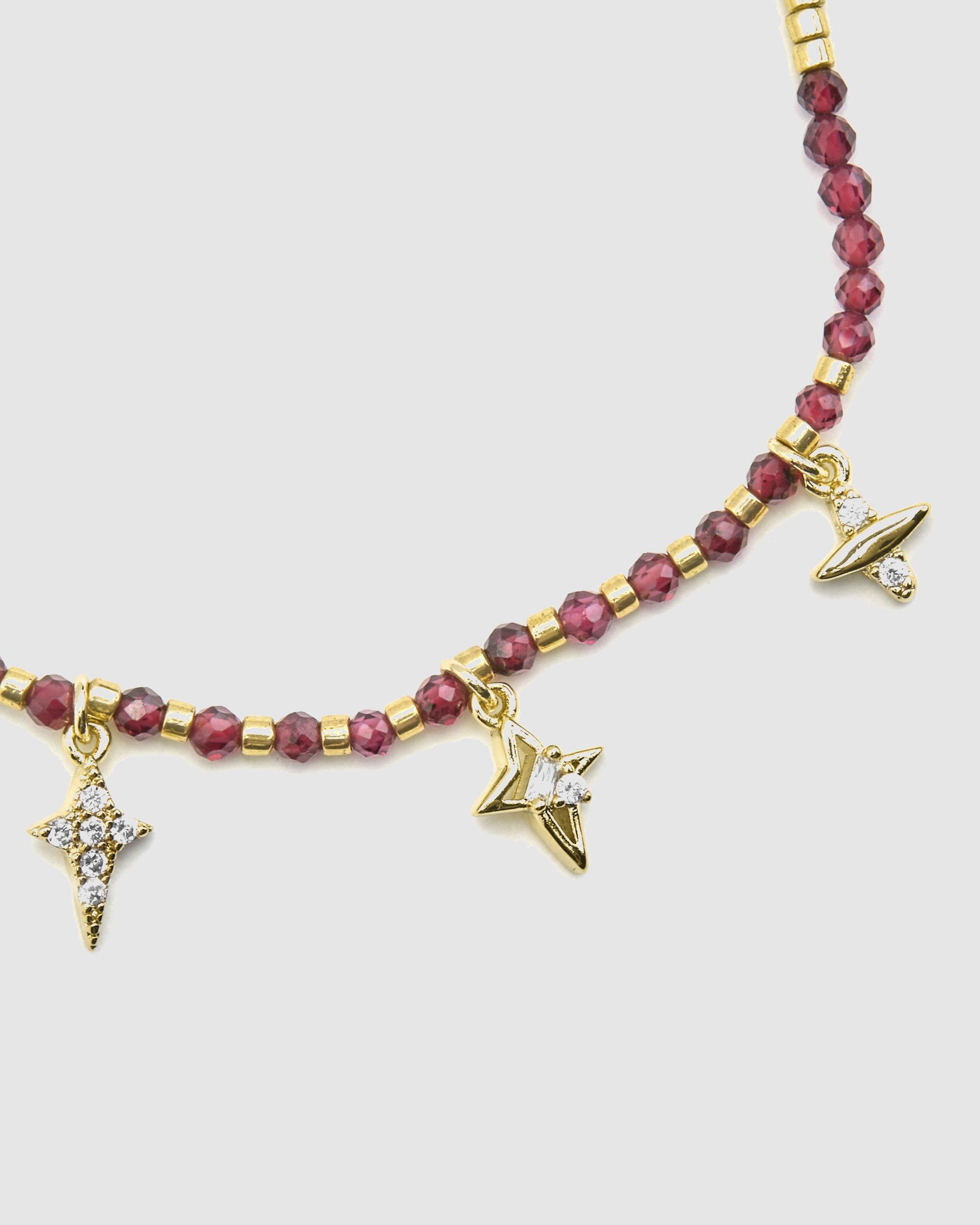 Pulseira Pide Un Deseo de Prata de Lei 925 Acabada em Ouro de 18 Quilates com Zirconita Brilhante Dourado-6