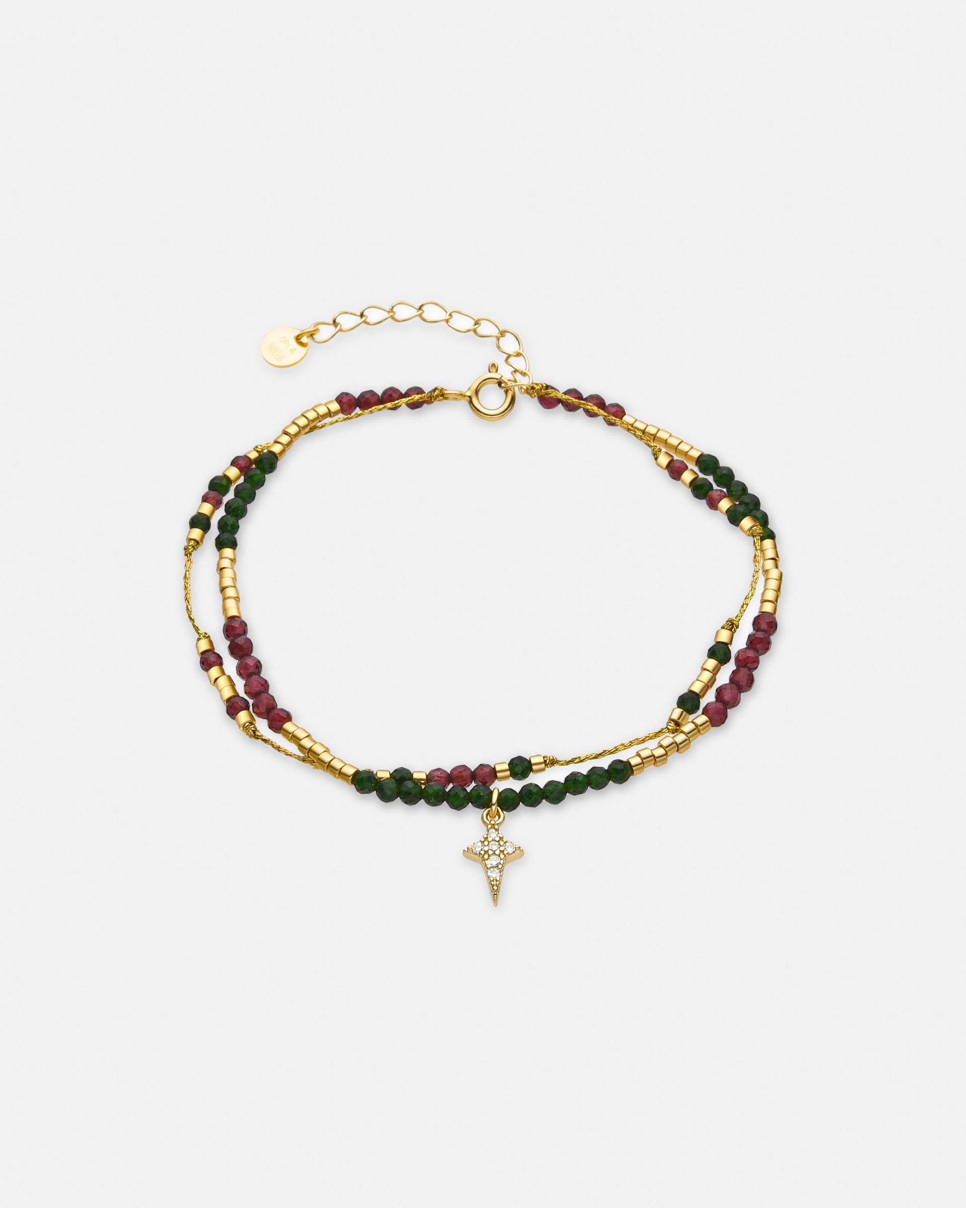 Imagem 0 de Pulseira Pide Un Deseo de Prata de Lei 925 Acabada em Ouro Amarelo de 18 Quilates com Zirconita Brilhante