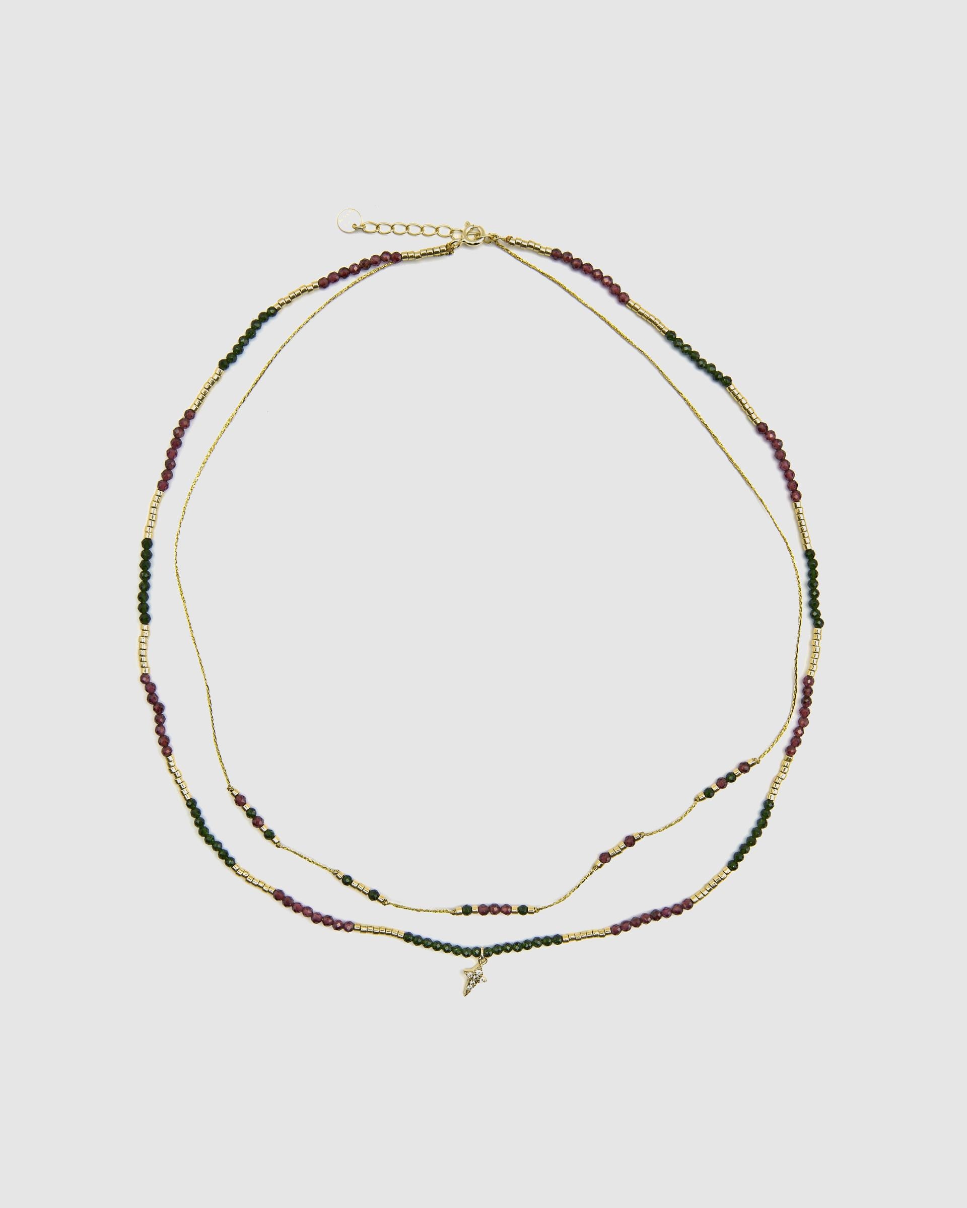 Colar Pide Un Desejo de Prata de Lei 925 com Acabamento em Ouro Amarelo de 18 Quilates e Zirconita Brilhante Ouro-3