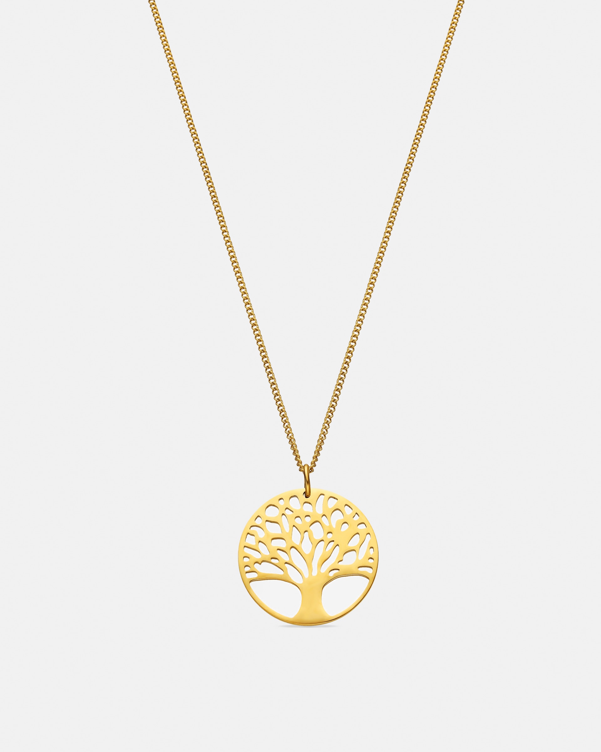 Colar Boho de Aço com Acabamento em Ouro Amarelo de 18 Quilates Ouro-1