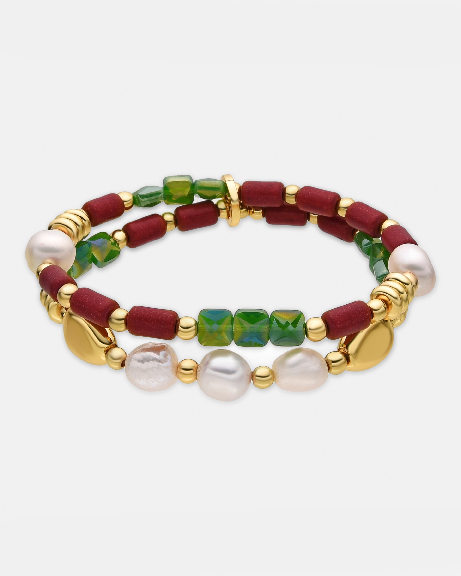 Imagem 0 de Pulseira de Corrente Boho Acabada em Ouro Amarelo de 18 Quilates com Pérola Branca