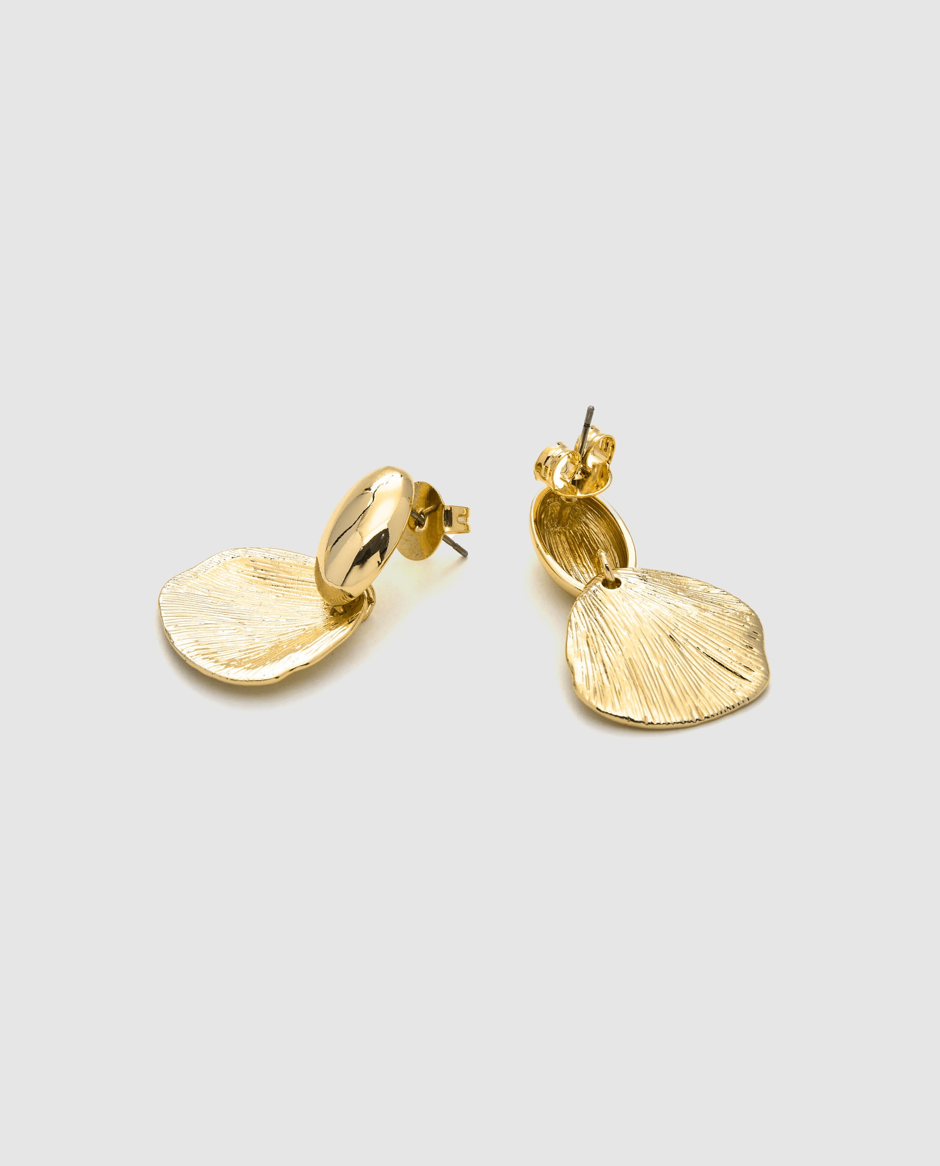 Brincos Boho Acabados em Ouro Amarelo de 18 Quilates Dourado-6