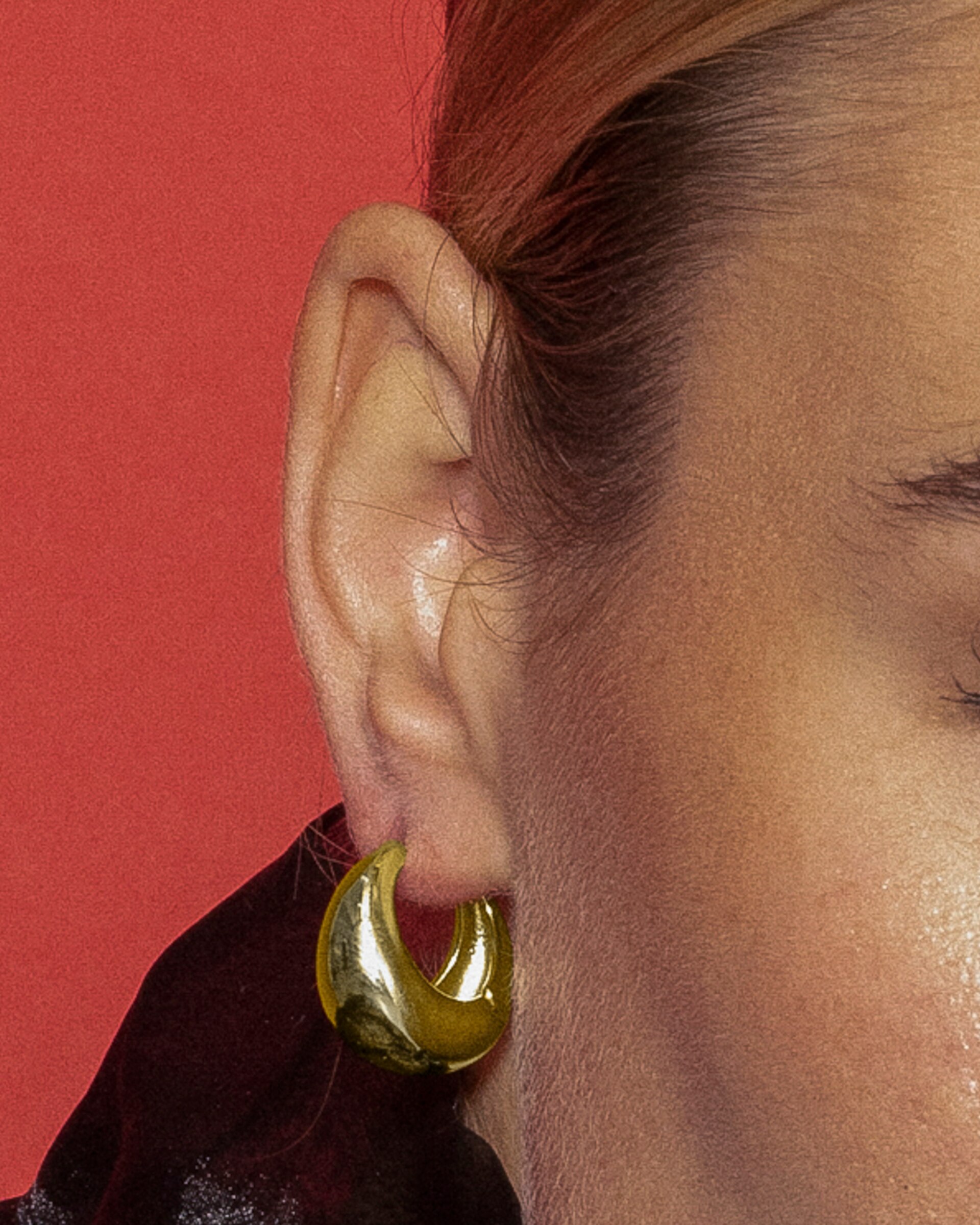 Argolas Basic com Acabamentos em Ouro Amarelo de 18 Quilates Ouro-4