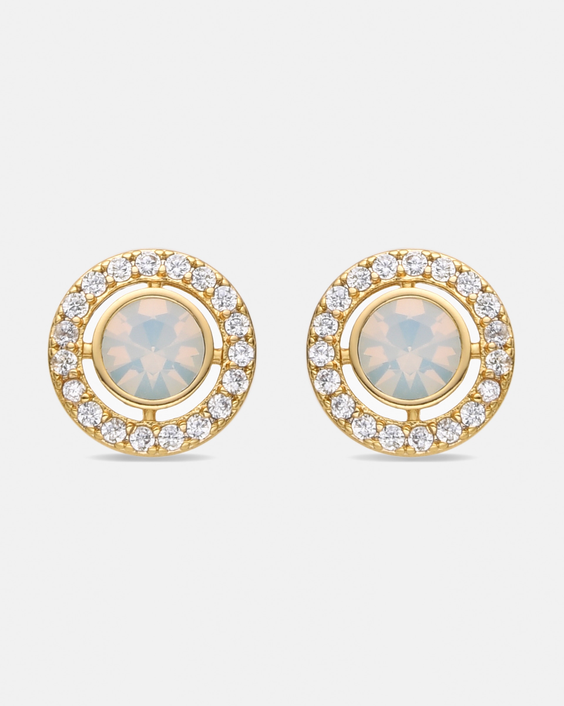 Imagem 0 de Brincos Basic com Acabamentos em Ouro Amarelo de 18k com Zirconita Brilhante