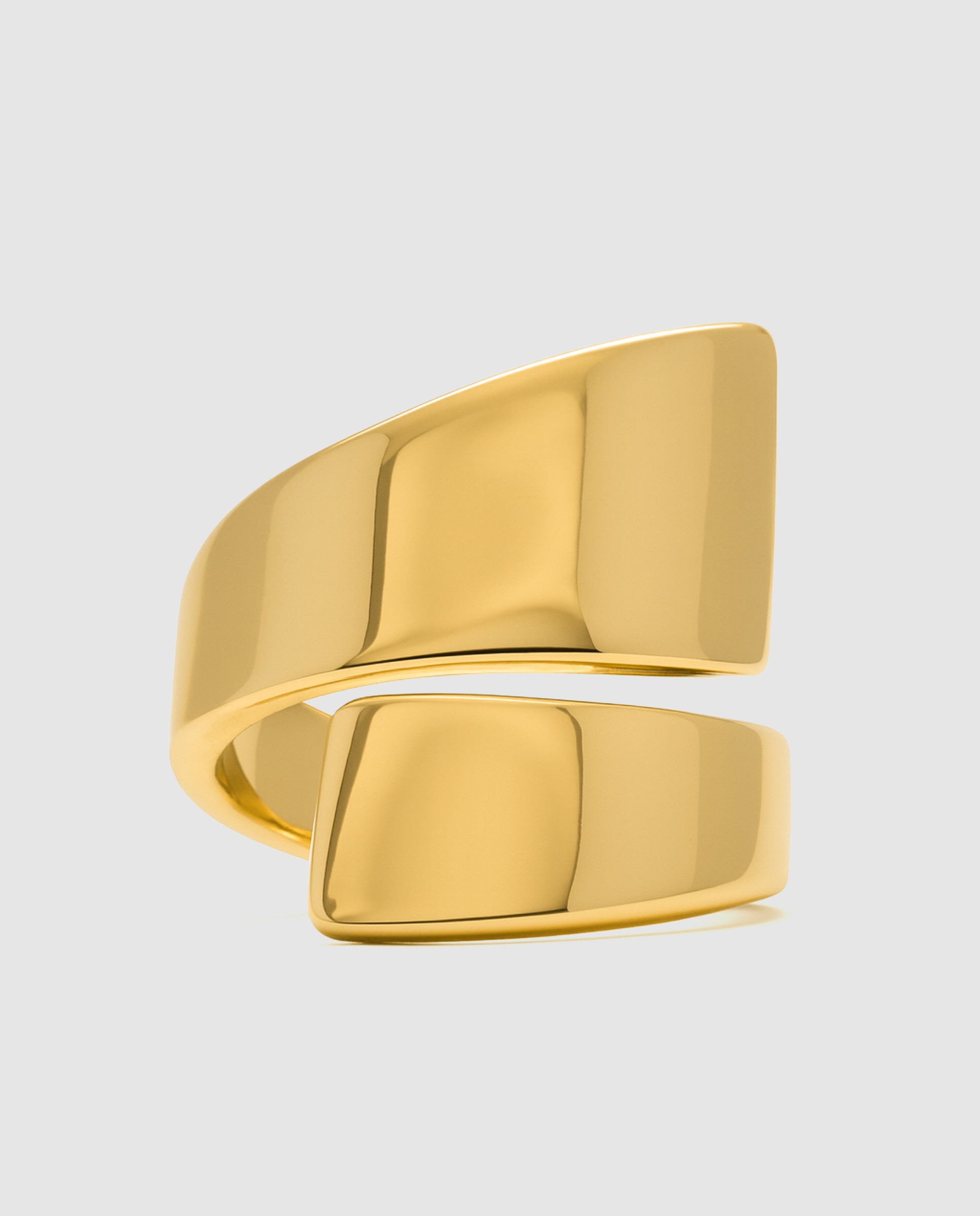 Anel Ajustável África com Acabamento em Ouro Amarelo de 18 Quilates Dourado-4