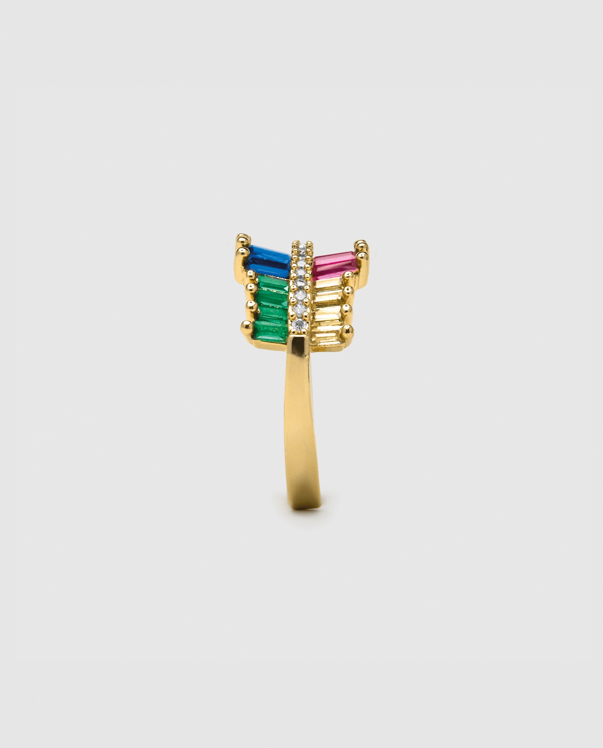 Anel Ajustável África com Acabamento em Ouro Amarelo de 18 Quilates Ouro-3
