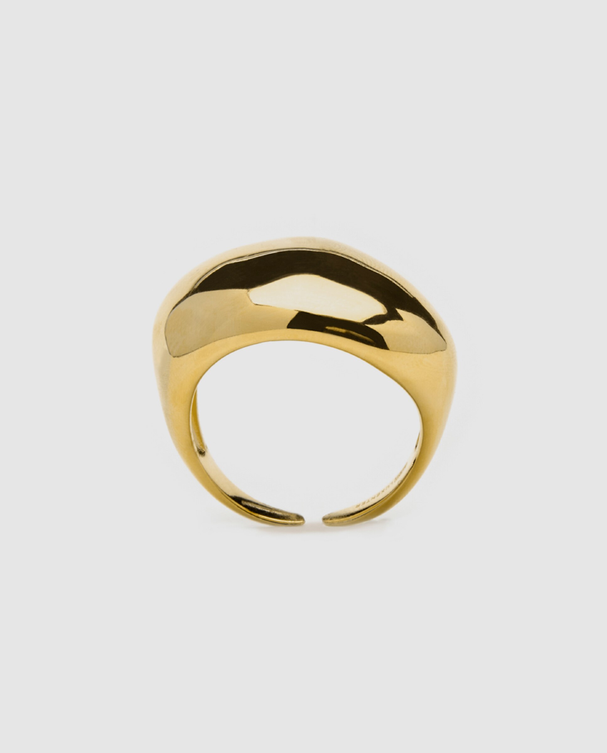 Anel Momentos para Brilhar de Prata de Lei 925 com Acabamento em Ouro de 18 Quilates Ouro-7