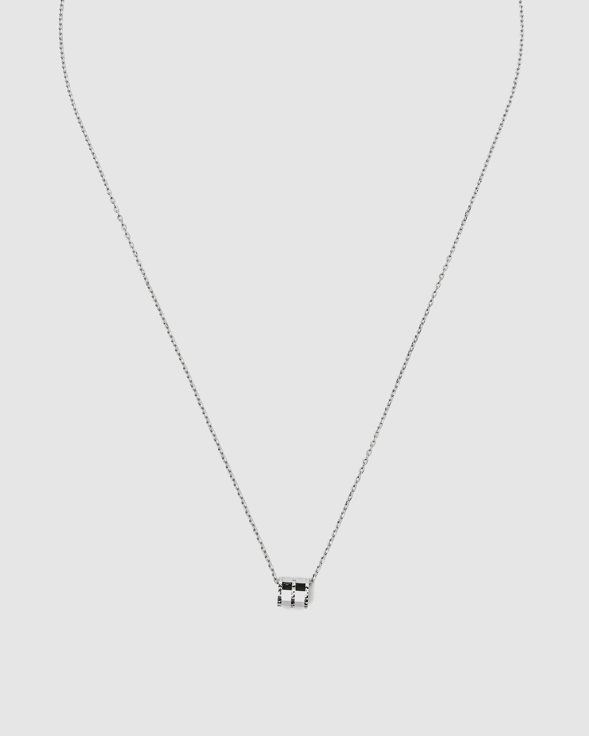 Colar Momentos para Brilhar de Prata de Lei 925 com Acabamento em Ródio e Zirconita Brilhante Ouro / Prata-1