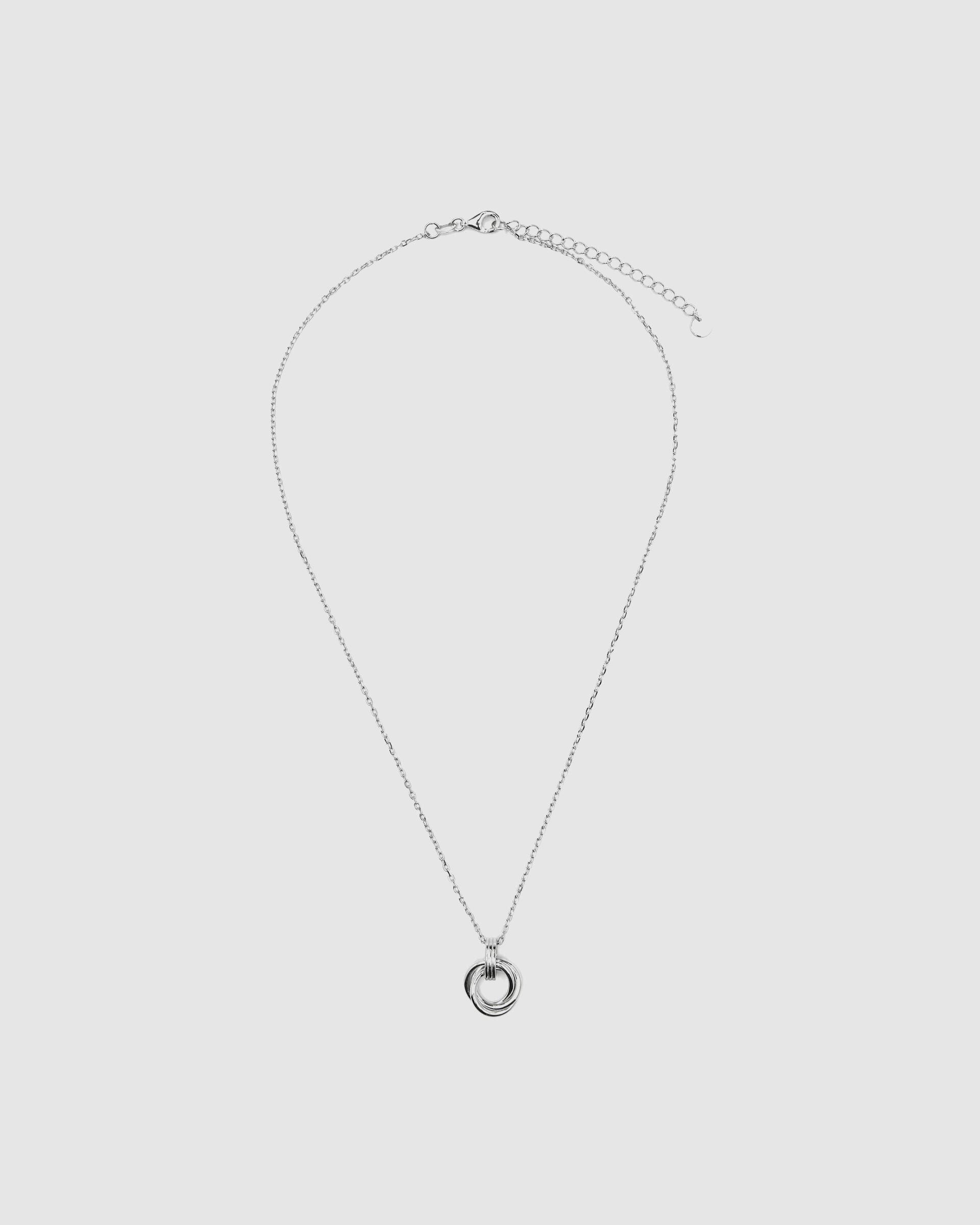 Colar Momentos para Brilhar de Prata de Lei 925 com Acabamento em Ródio e Zirconita Brilhante Prata-3