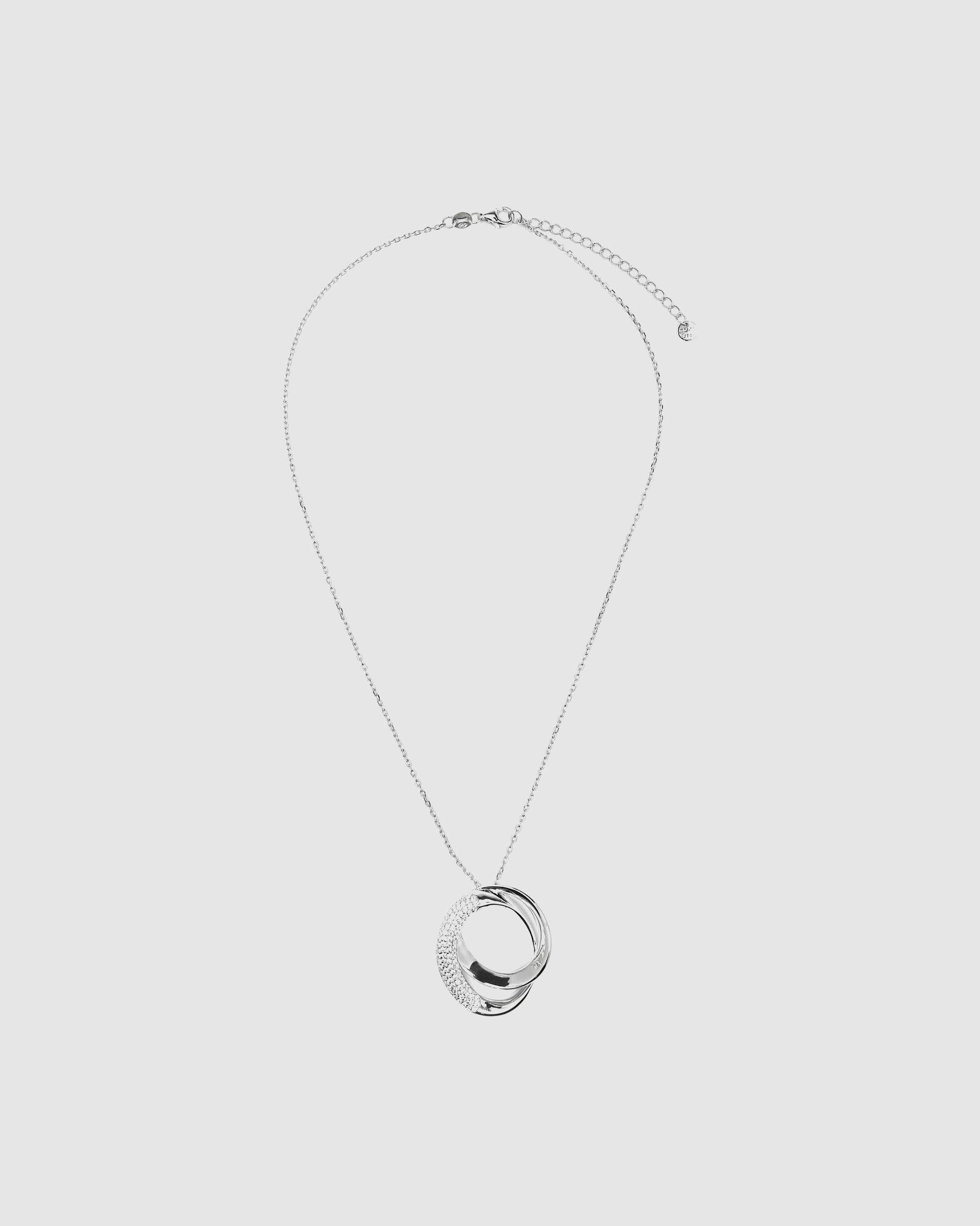 Colar Momentos para Brilhar de Prata de Lei 925 com Acabamento em Ródio e Zirconita Brilhante Prata-3