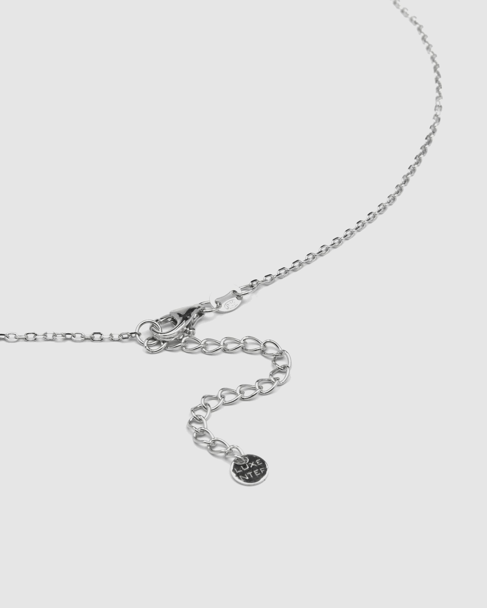 Colar Momentos para Brilhar de Prata de Lei 925 com Acabamento em Ródio e Zirconita Brilhante Prata-6