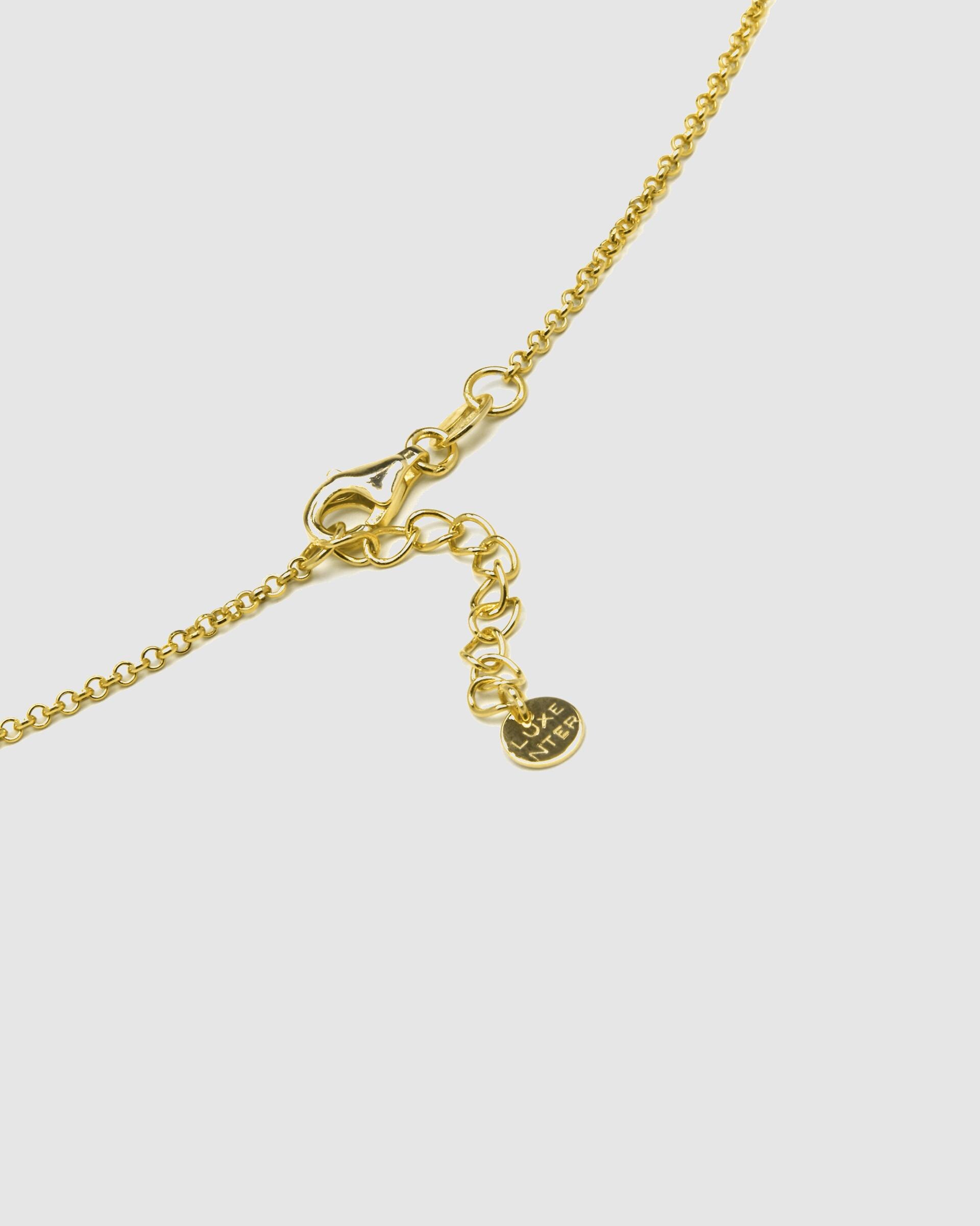 Colar Momentos para Brilhar de Prata de Lei 925 com Acabamento em Ouro de 18 Quilates e Zirconita Brilhante Ouro / Prata-6