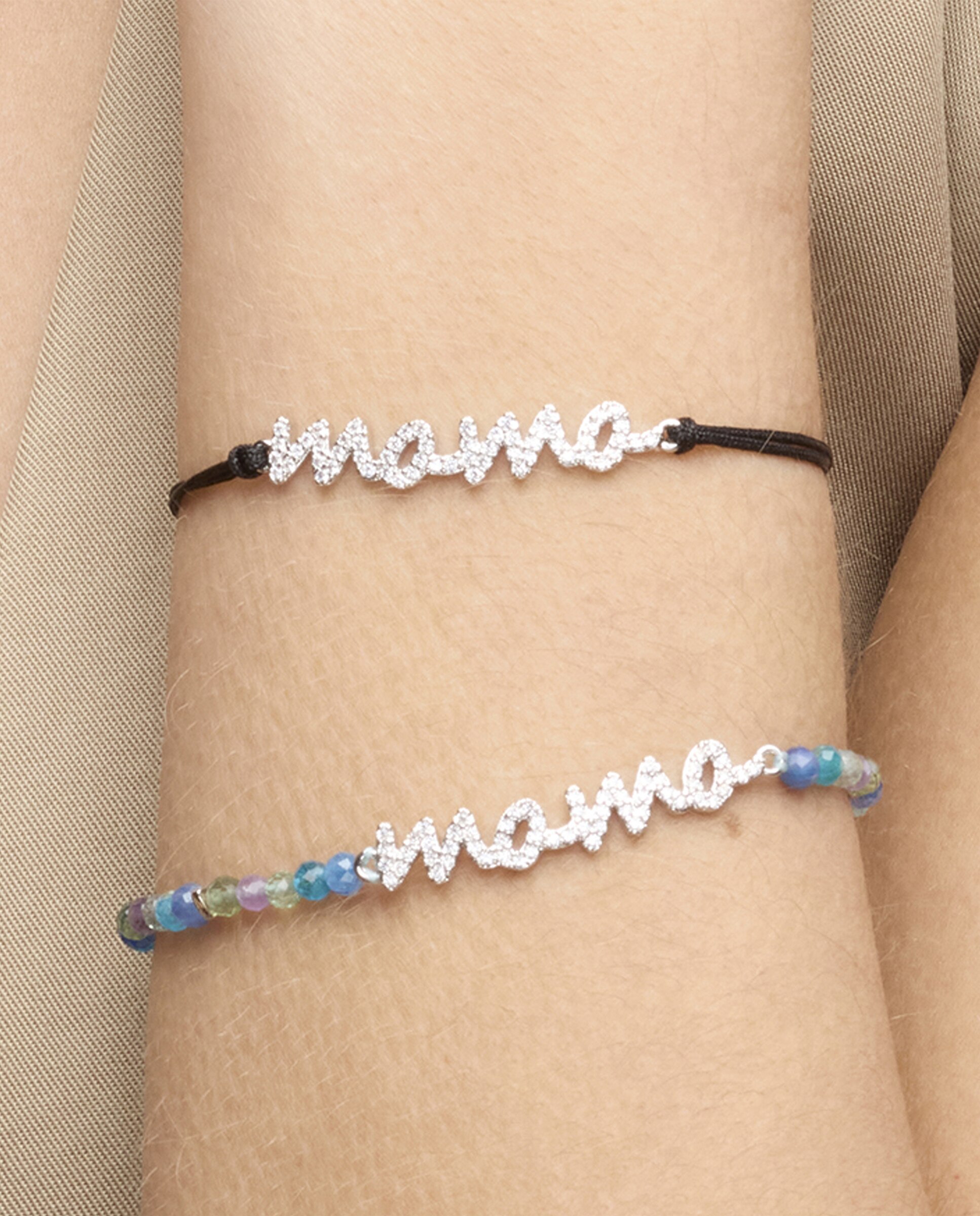 Pulseira de Corrente Special Edition de Prata de Lei 925 Acabada em Ródio com Zirconita Brilhante Prata-4