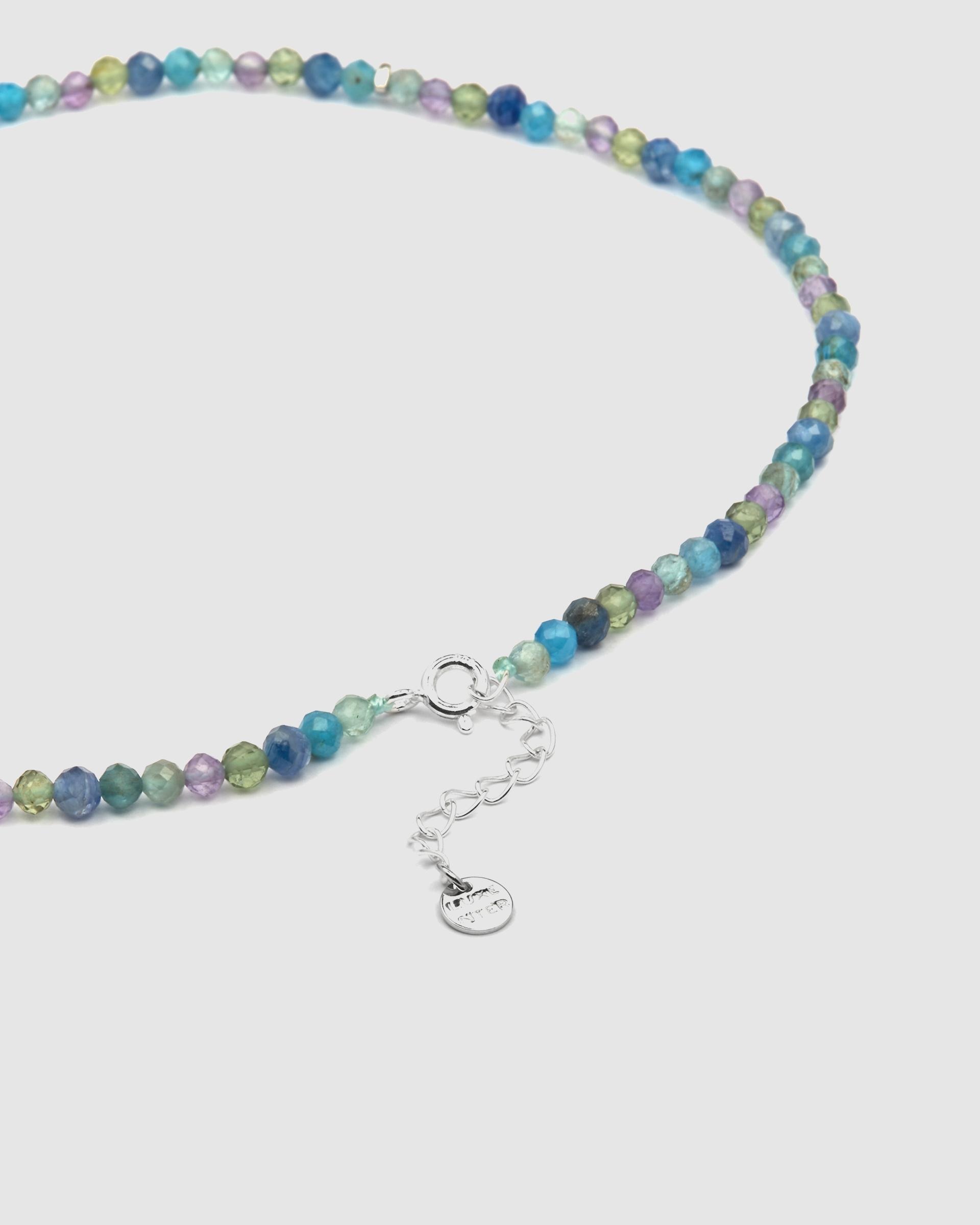 Colar Special Edition de Prata de Lei 925 com Acabamento em Ródio e Zirconita Safira Azul-escuro-6