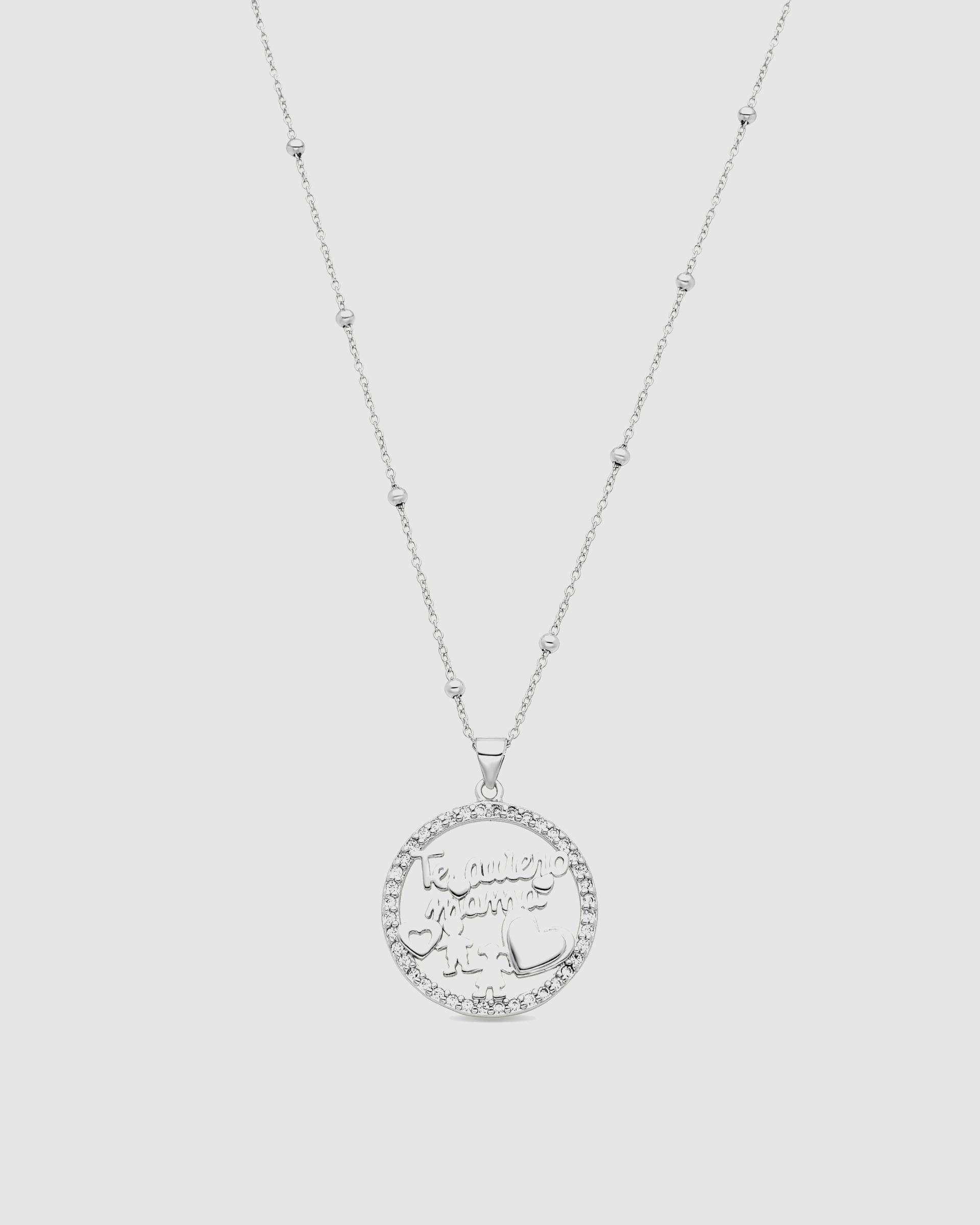 Colar Special Edition de Prata de Lei 925 com Acabamento em Ródio e Zirconita Brilhante Crómio / Dourado-1
