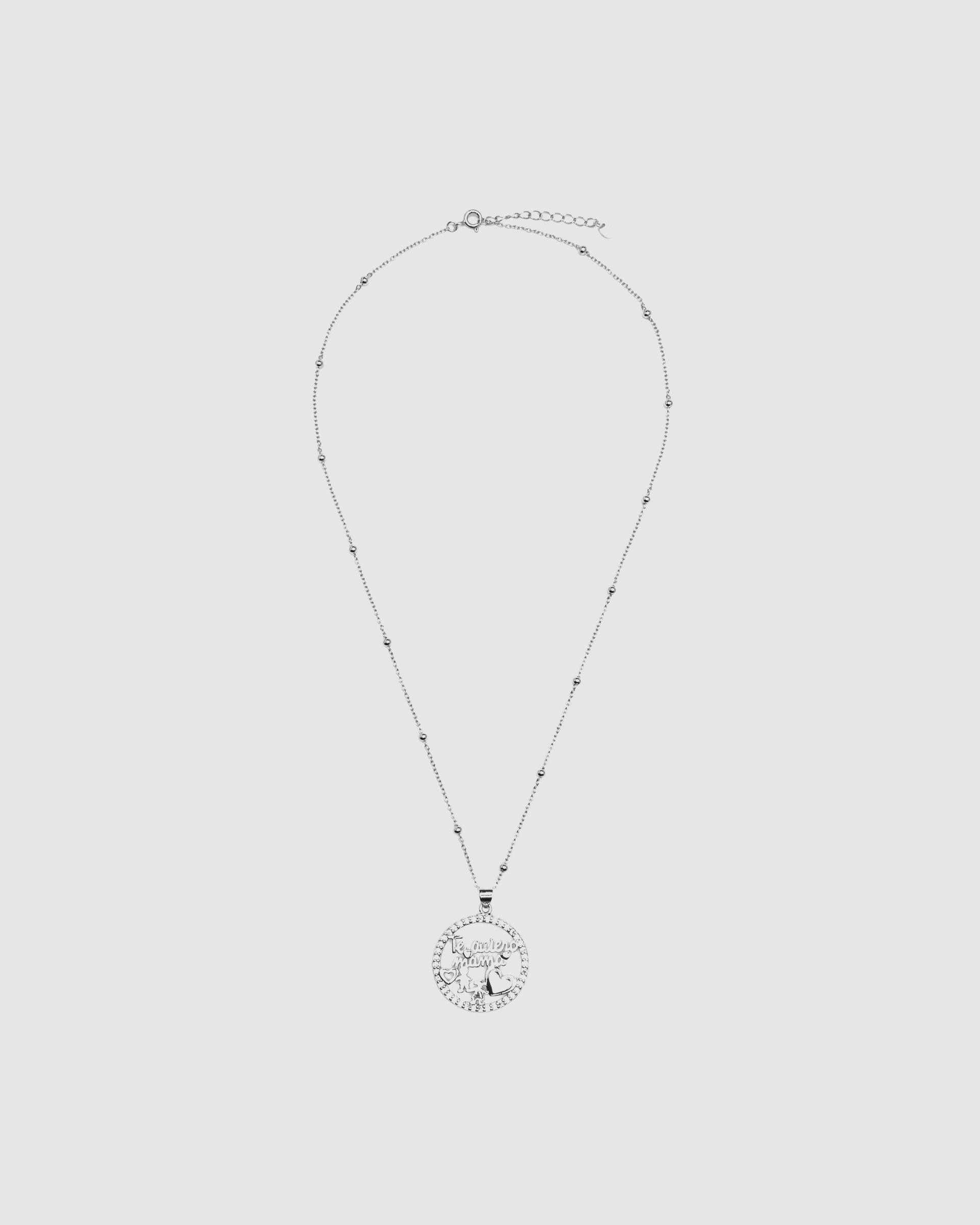 Colar Special Edition de Prata de Lei 925 com Acabamento em Ródio e Zirconita Brilhante Crómio / Dourado-3
