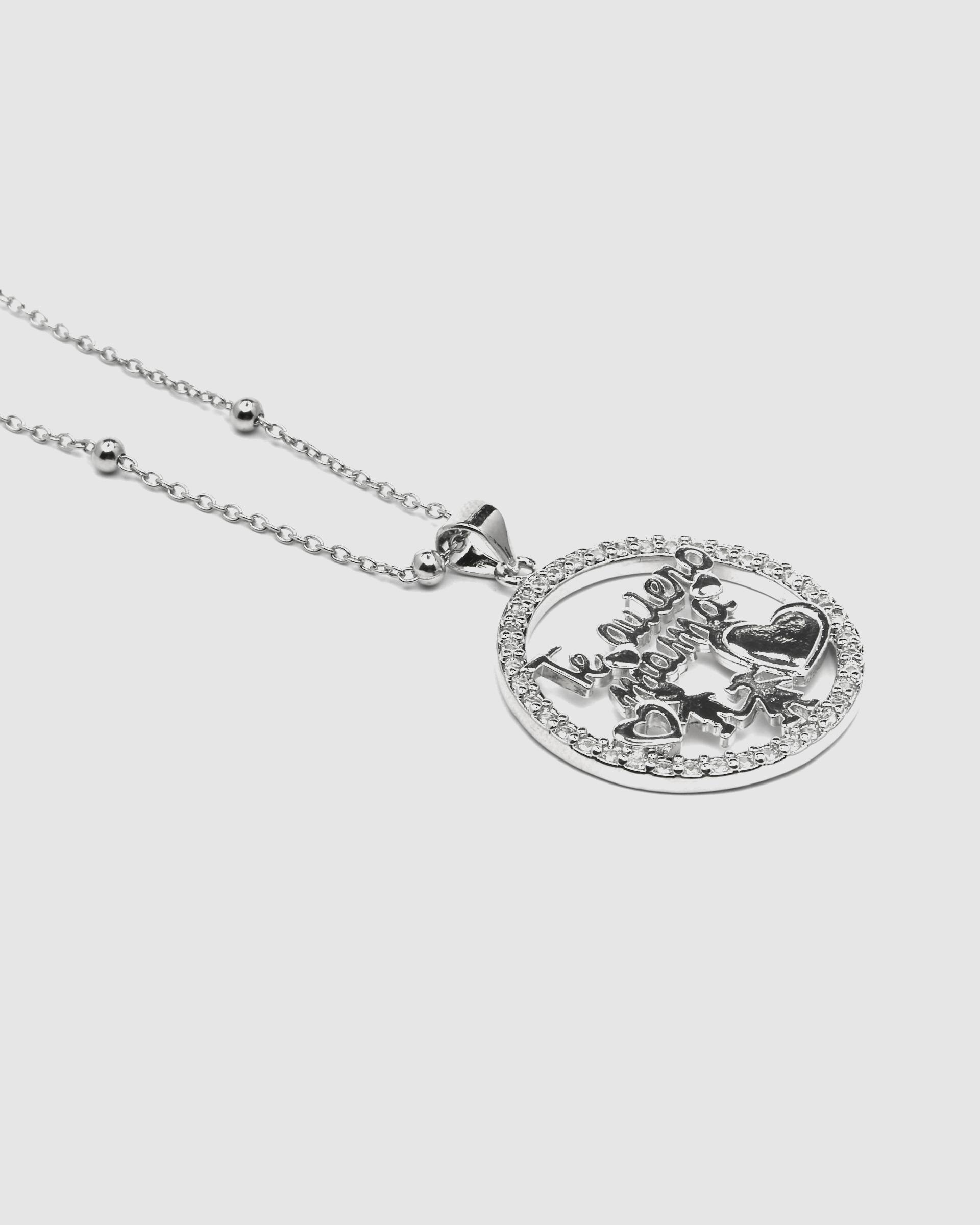 Colar Special Edition de Prata de Lei 925 com Acabamento em Ródio e Zirconita Brilhante Crómio / Dourado-6