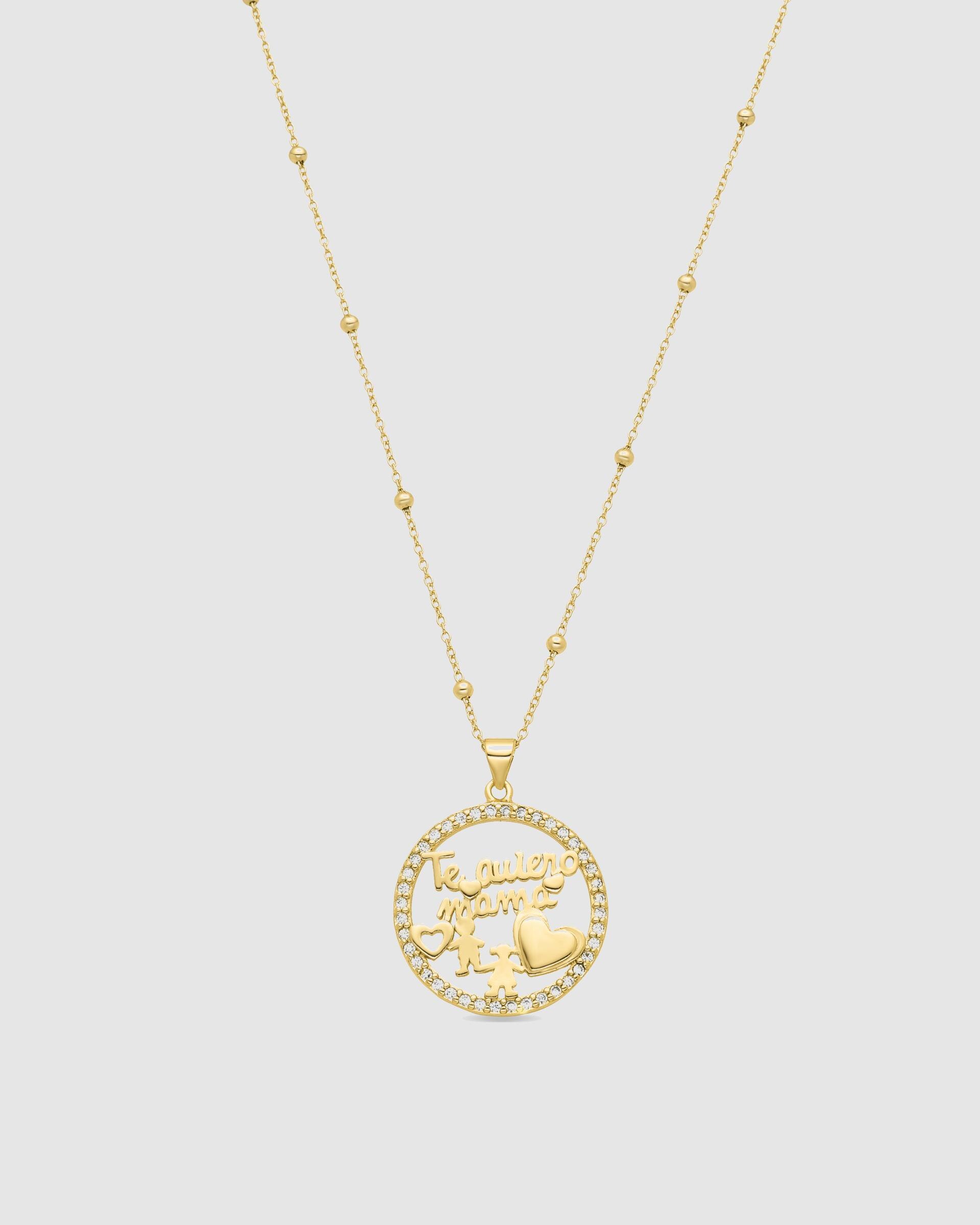 Colar Special Edition de Prata de Lei 925 com Acabamento em Ouro de 18 Quilates e Zirconita Brilhante Ouro-1