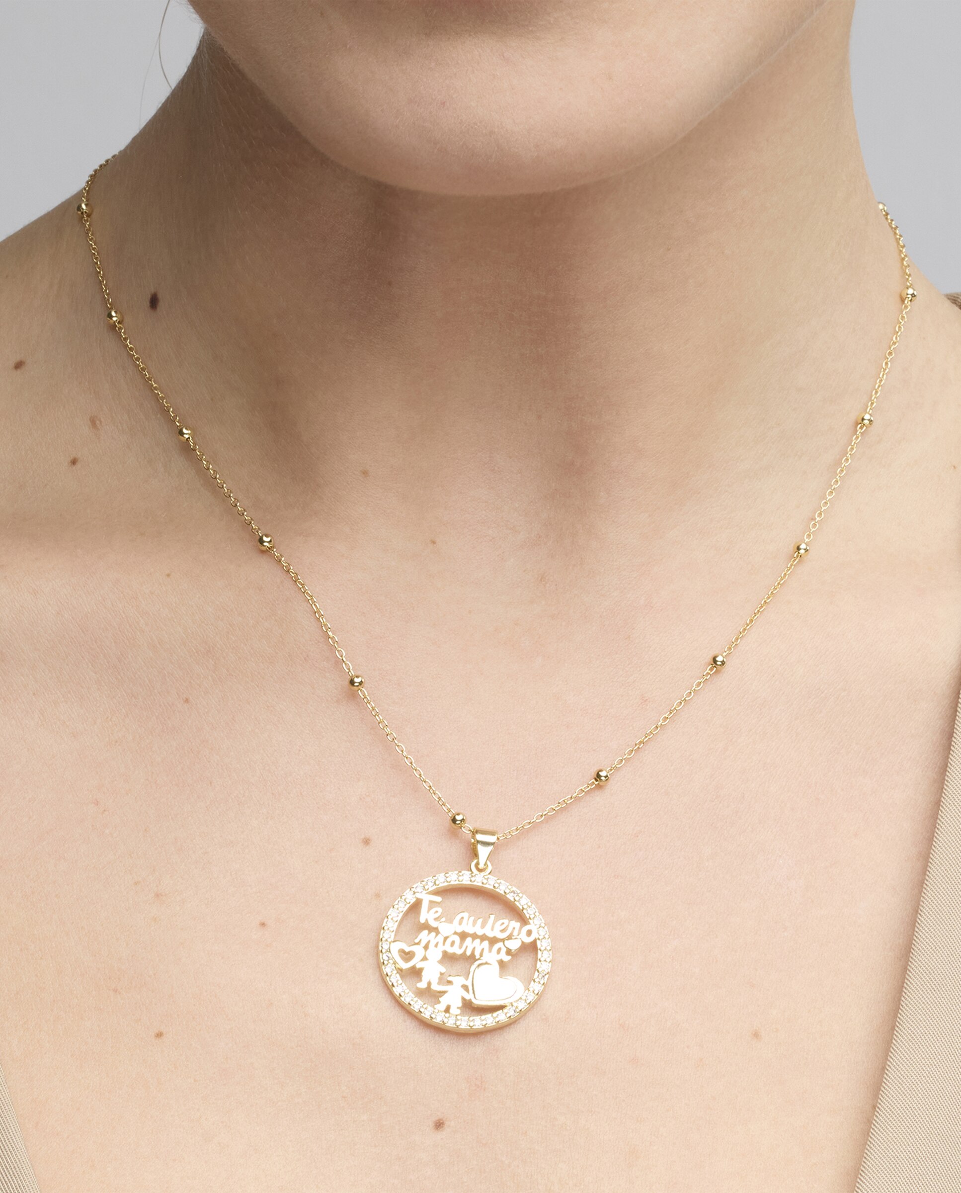 Colar Special Edition de Prata de Lei 925 com Acabamento em Ouro de 18 Quilates e Zirconita Brilhante Ouro-4