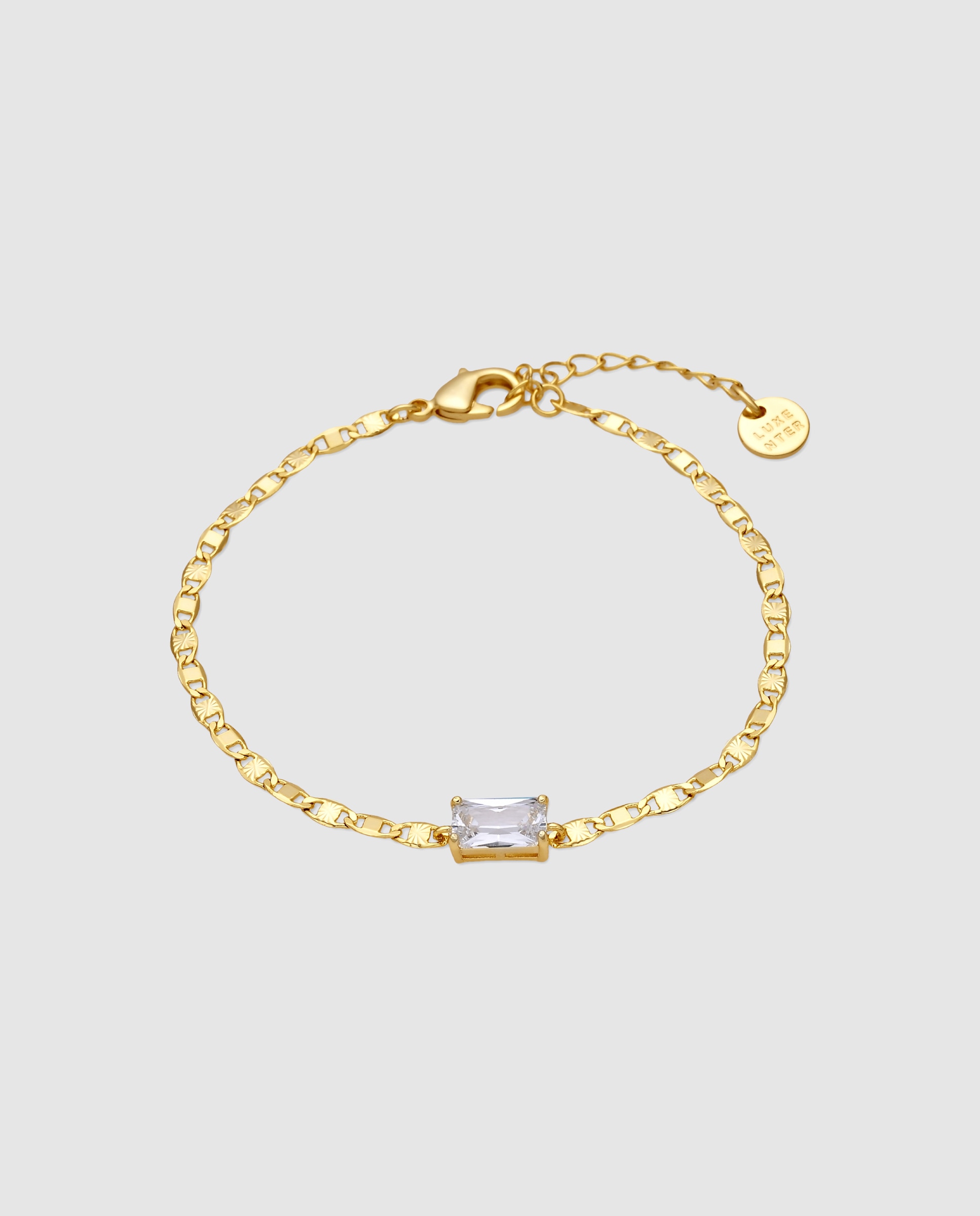 Pulseira Momentos para Brilhar de Prata de Lei 925 Acabada em Ouro de 18 Quilates com Zirconita Brilhante Ouro-1