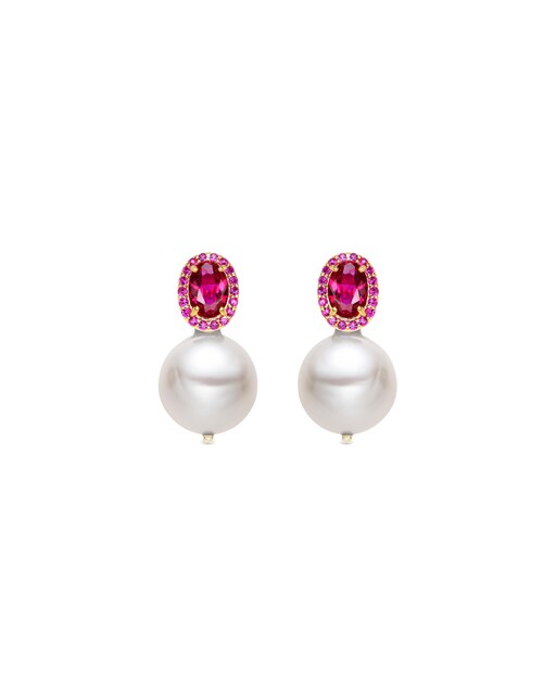Imagem 0 de Piercing Atelier com Acabamentos em Ouro de 18k com Zirconita Rubi