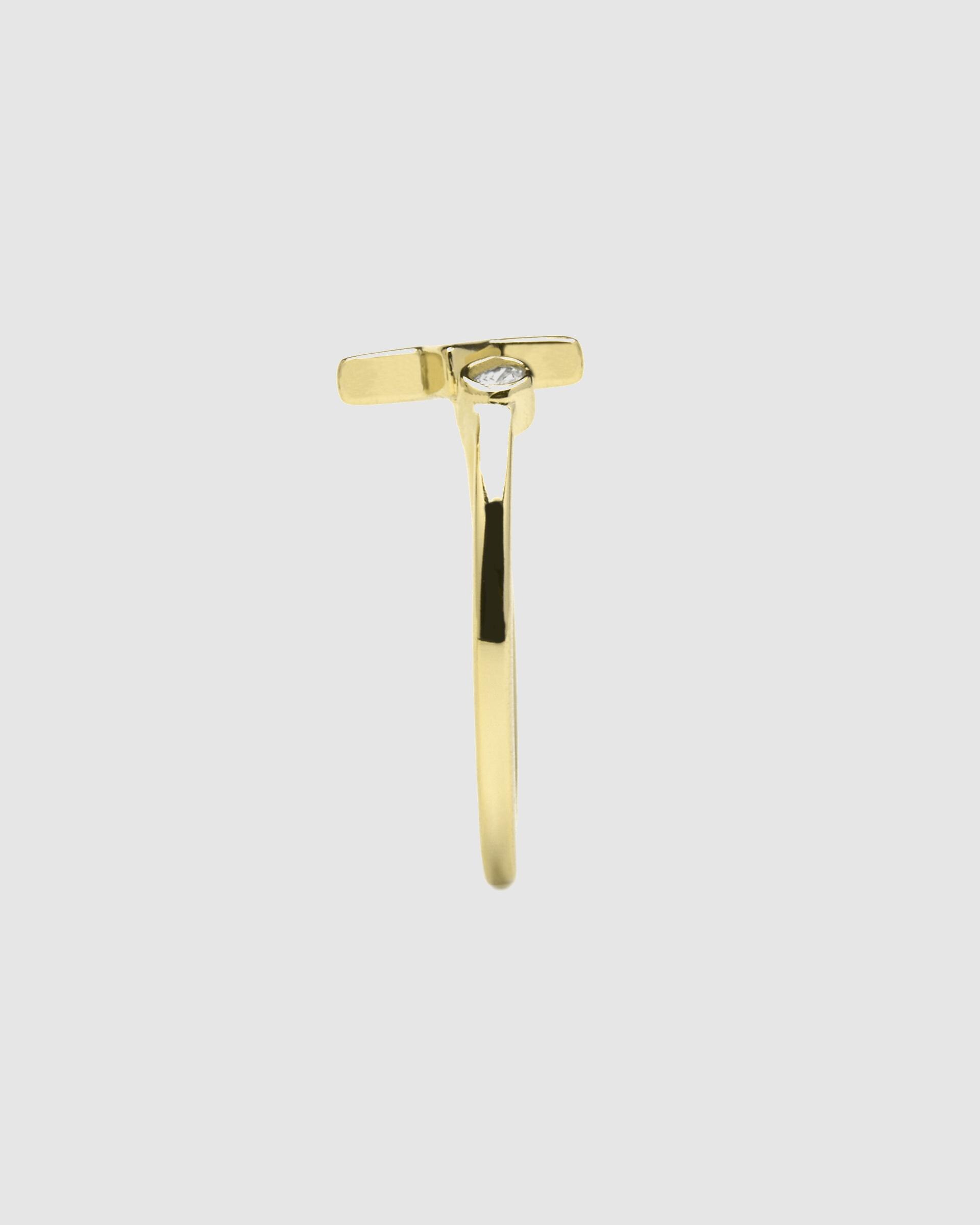 Anel Ajustável Pide Un Deseo de Prata de Lei 925 com Acabamento em Ouro de 18 Quilates e Zirconita Multicolor Multicolor-3