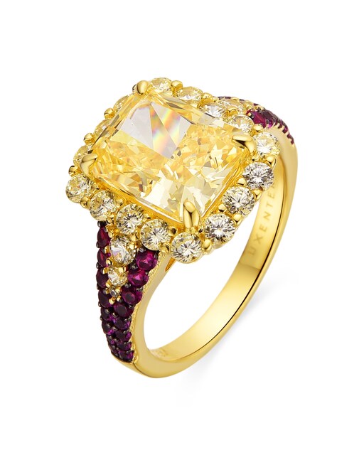 Imagem 0 de Anel Atelier com Acabamento em Ouro de 18k com Zirconita Padparacha