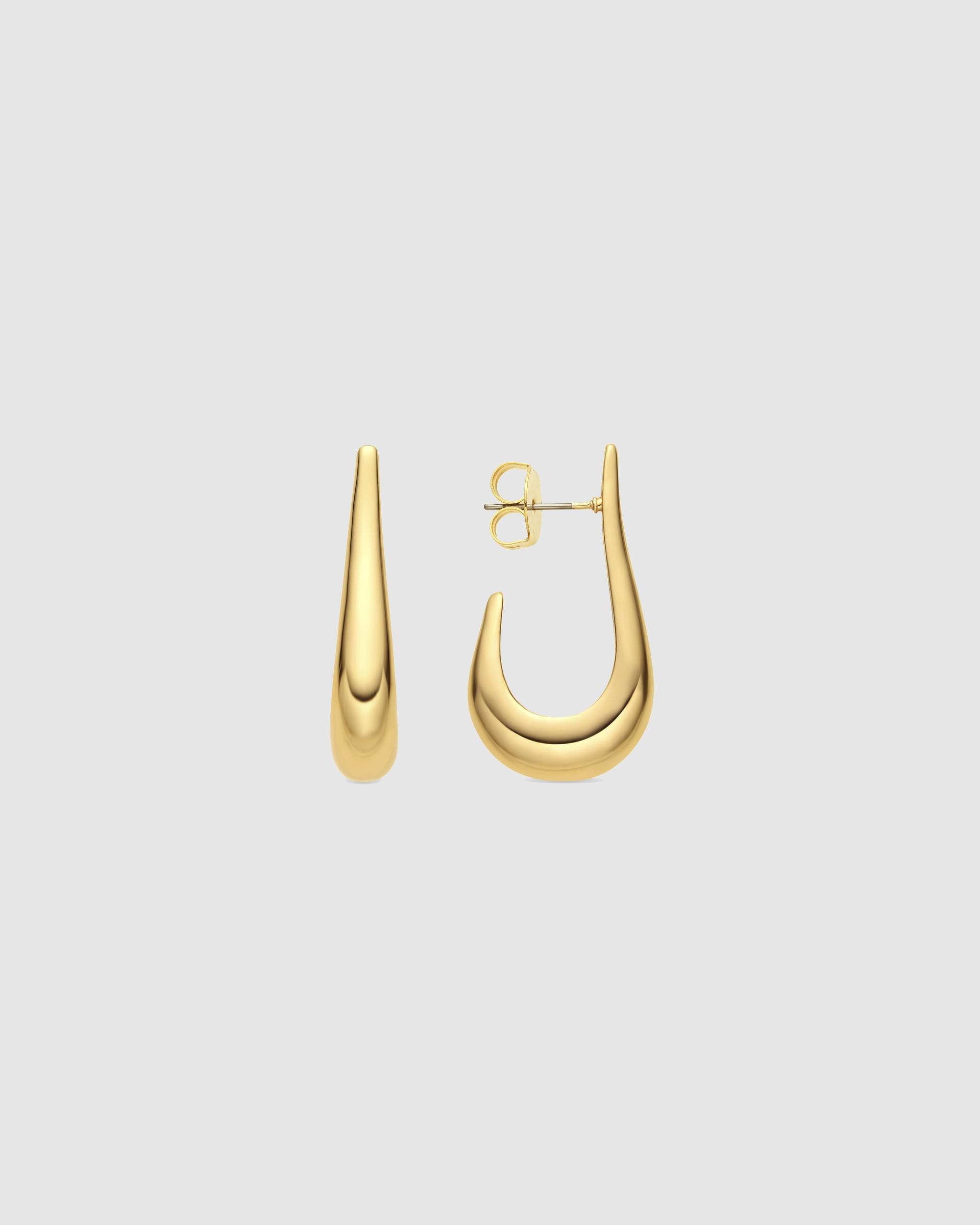 Brincos Boho com Acabamentos em Ouro de 18 Quilates Ouro-1