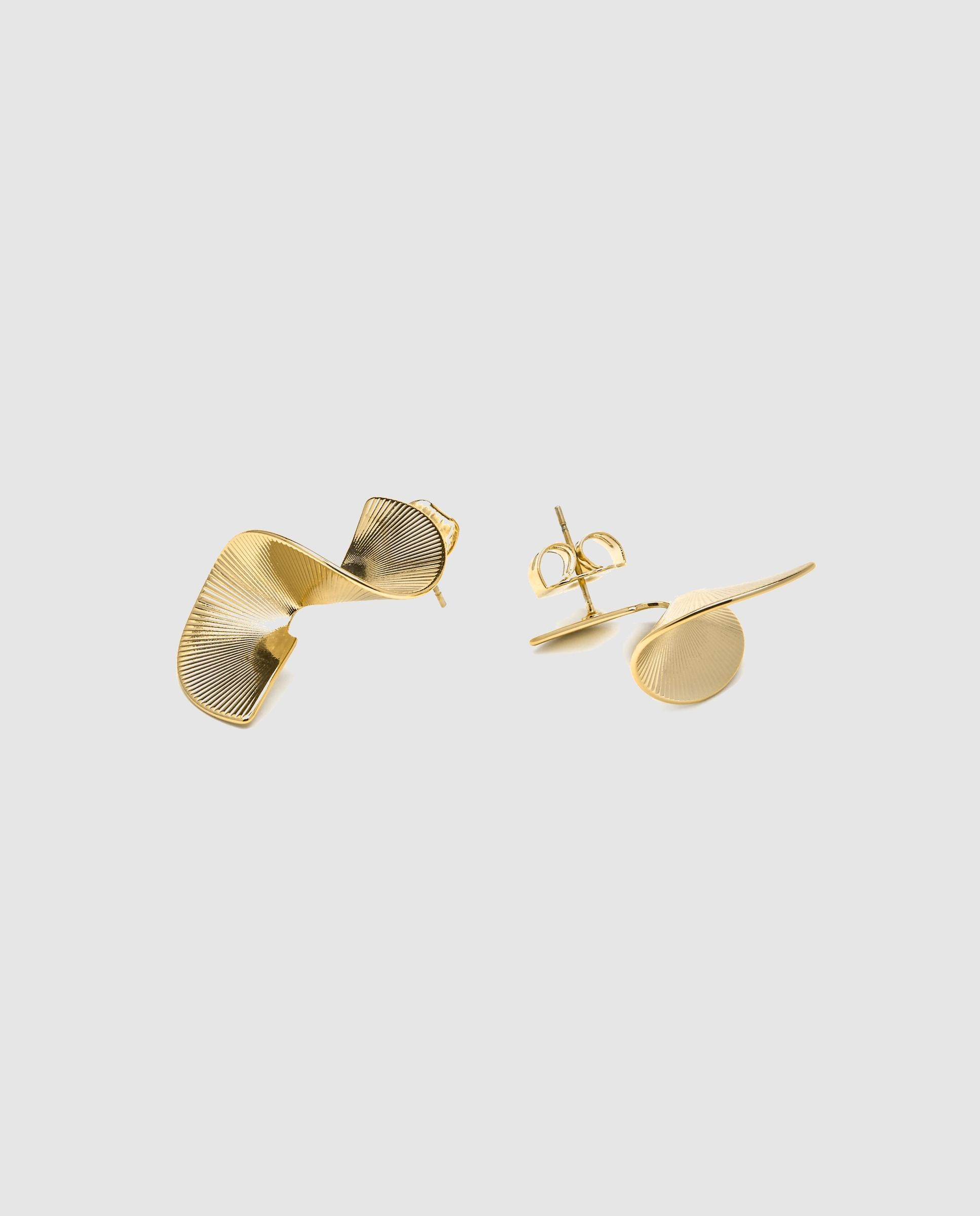 Brincos Boho com Acabamentos em Ouro de 18 Quilates Ouro-6
