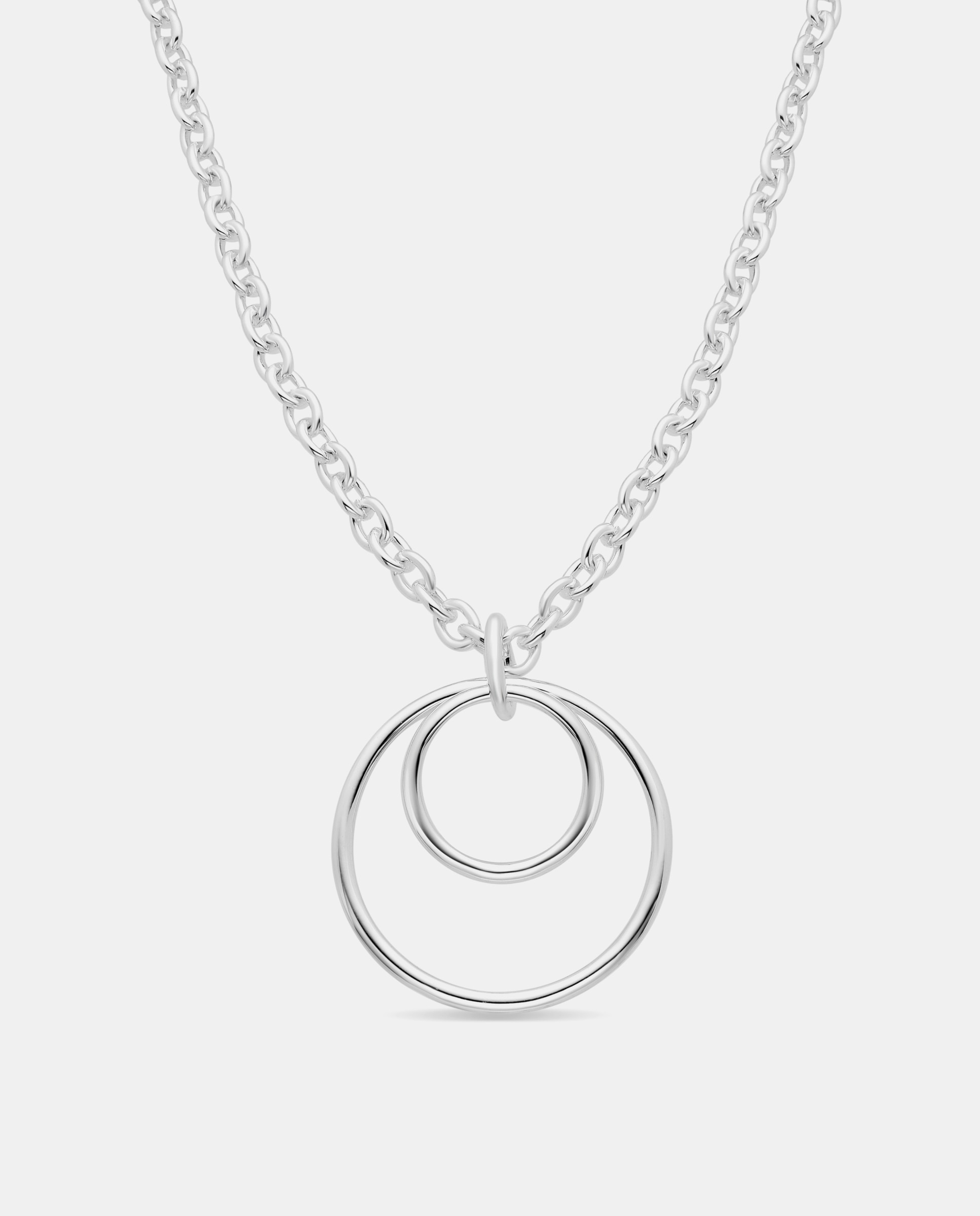 Colar Boho com Acabamento em Ródio Prata metalizada-1