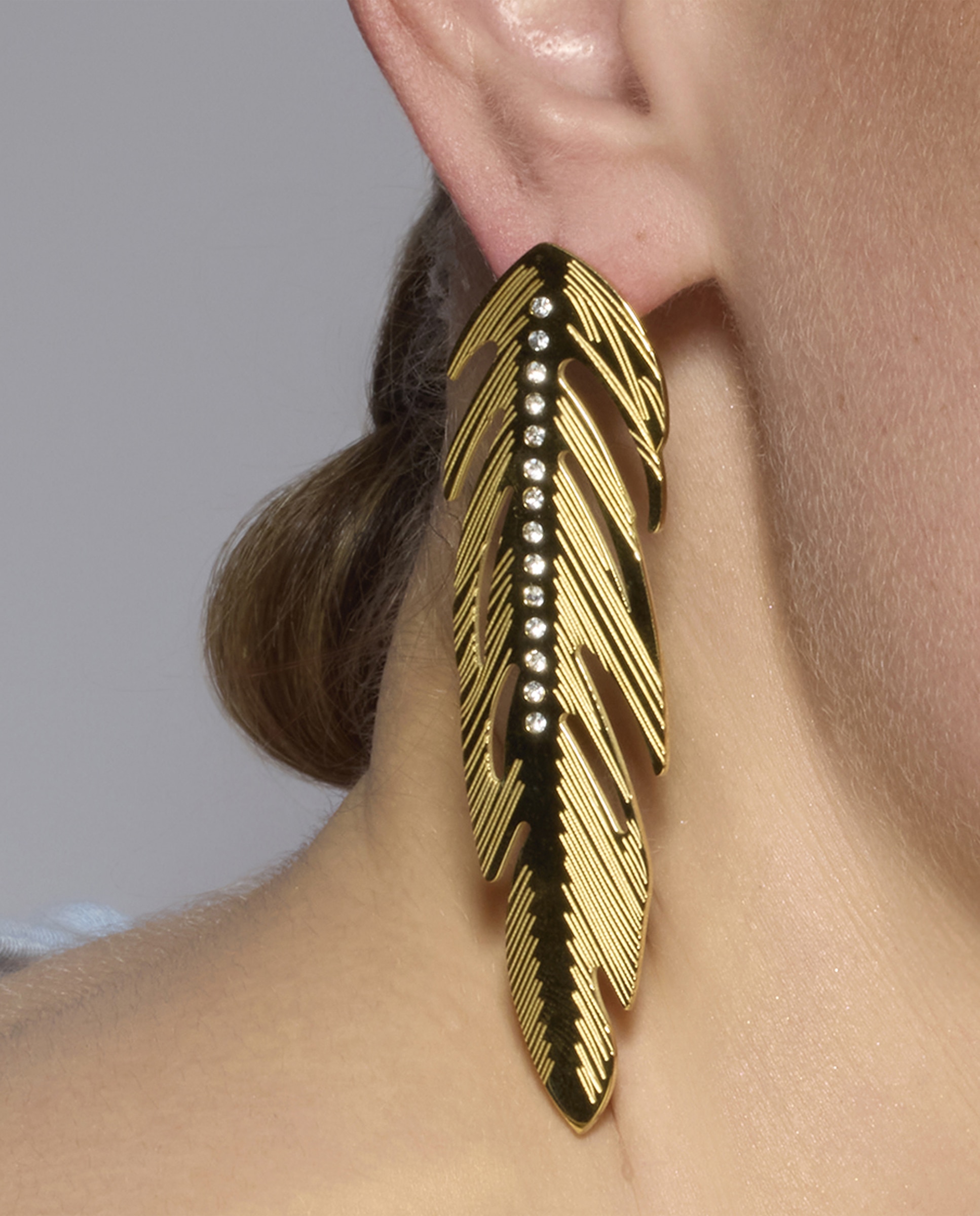 Brincos Boho com Acabamentos em Ouro de 18 Quilates Ouro-4