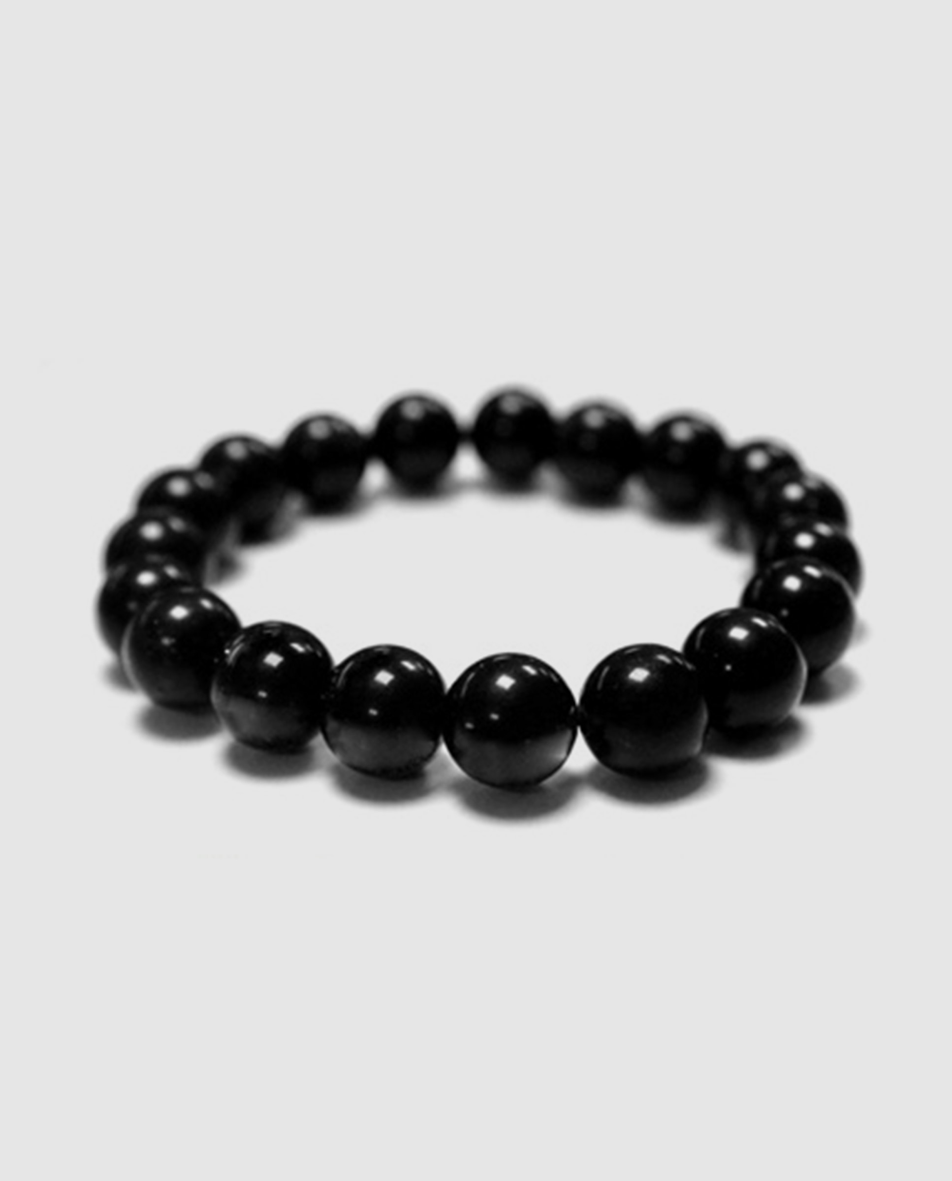 Pulseira de Corrente Special Edition de Prata de Lei 925 Acabada em Ródio com Onix Preto-1