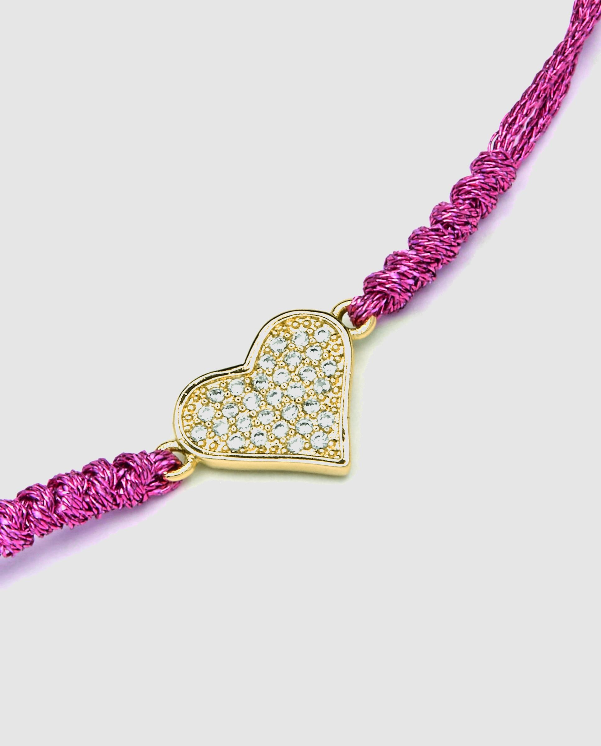 Pulseira de Cordão Acabada em Ródio com Zirconita Brilhante Amarelo-6