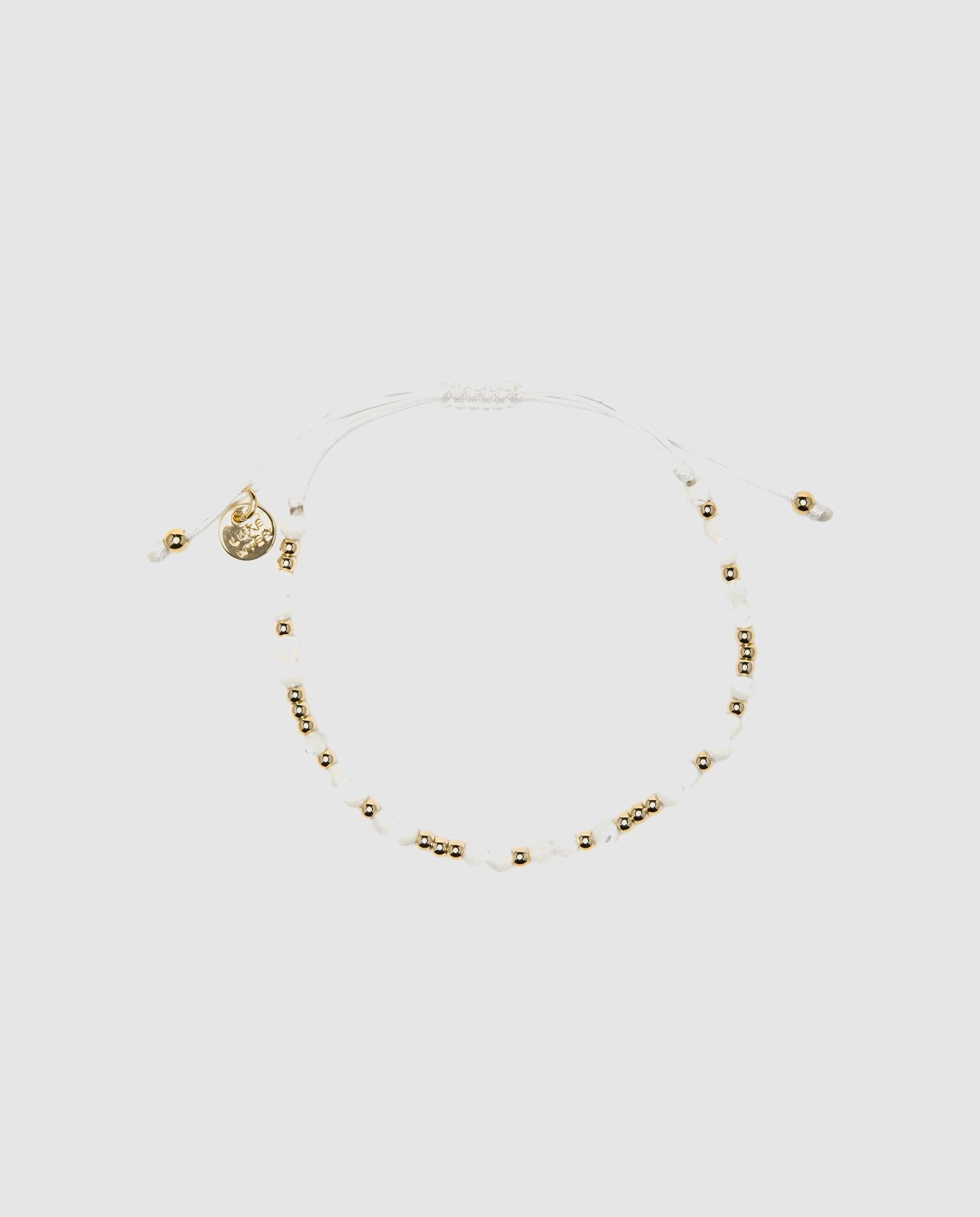 Pulseira de Corrente Boho Acabada em Ouro de 18 Quilates com Madrepérola Ouro-3