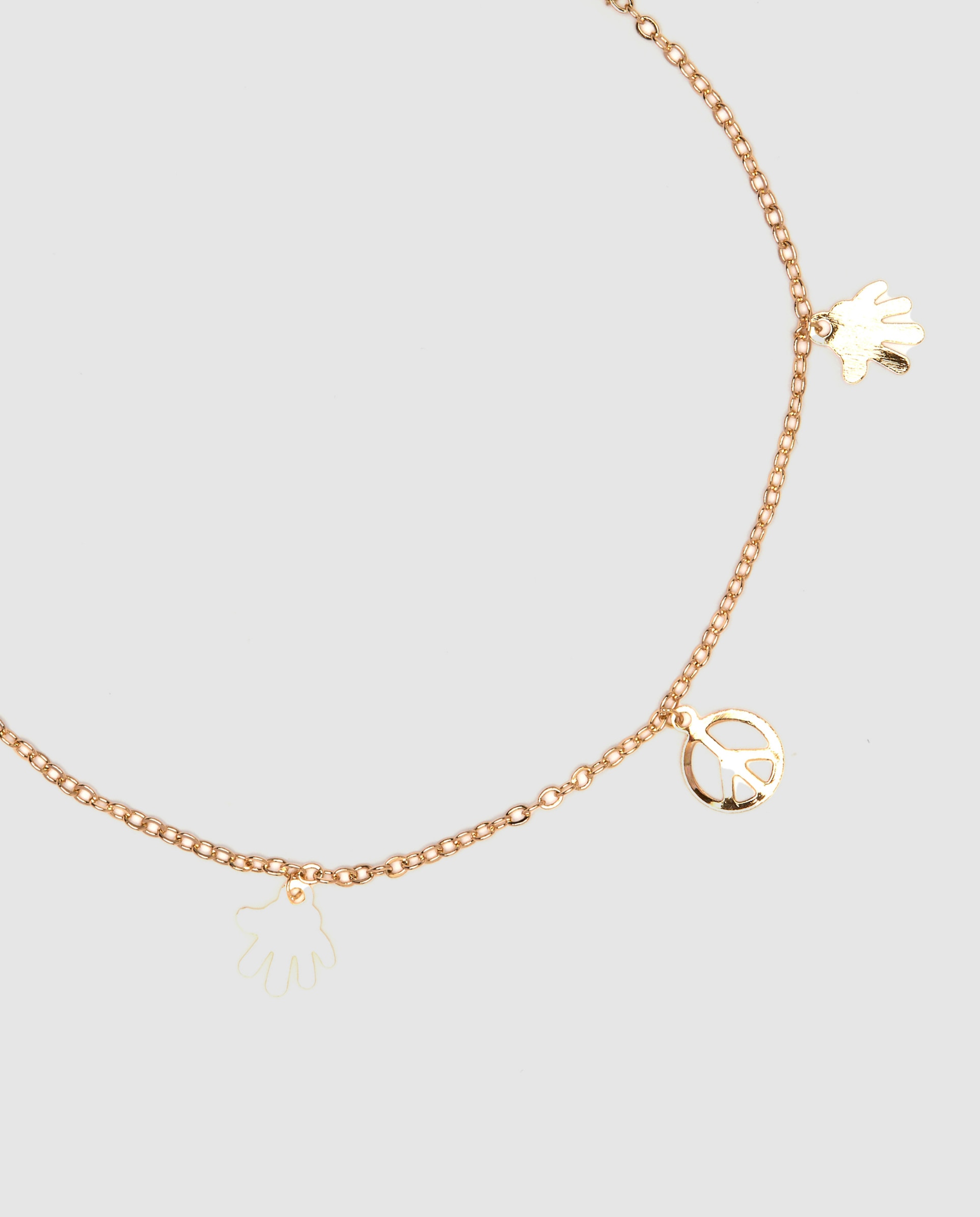 Pulseira de Corrente África Acabada em Ouro Amarelo de 18 Quilates Dourado-4