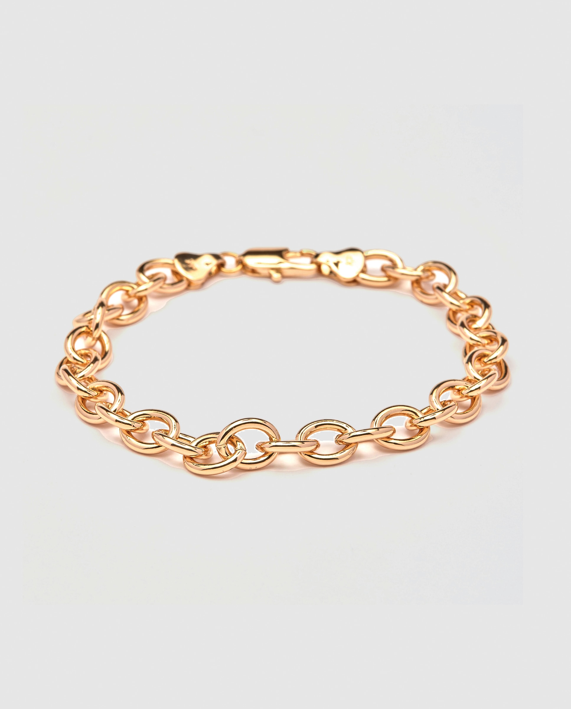 Imagem 0 de Pulseira de Corrente África Acabada em Ouro Amarelo de 18 Quilates