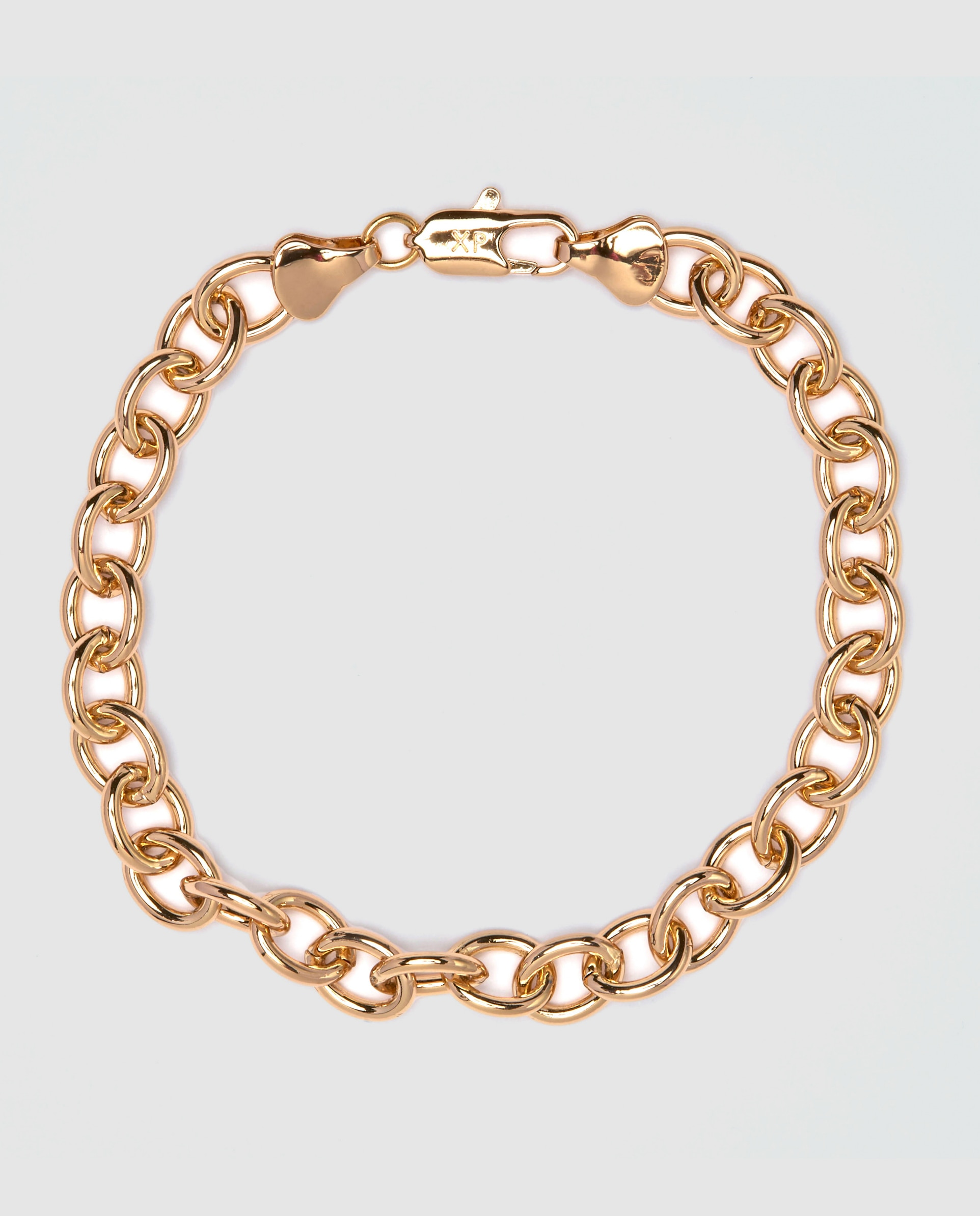 Pulseira de Corrente África Acabada em Ouro Amarelo de 18 Quilates Ouro-3