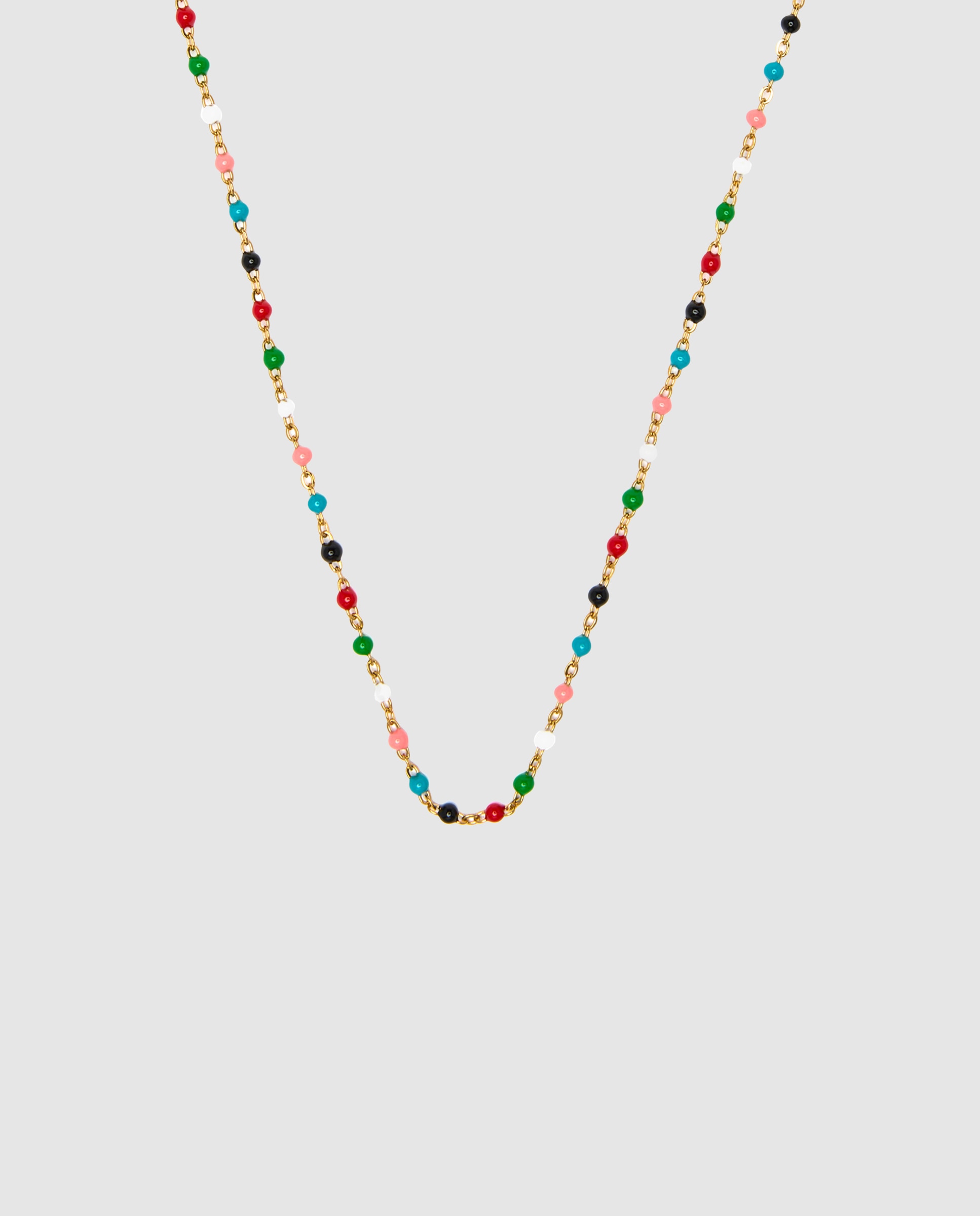 Imagem 0 de Colar de Aço Ahaki com Acabamento em Ouro Amarelo de 18k