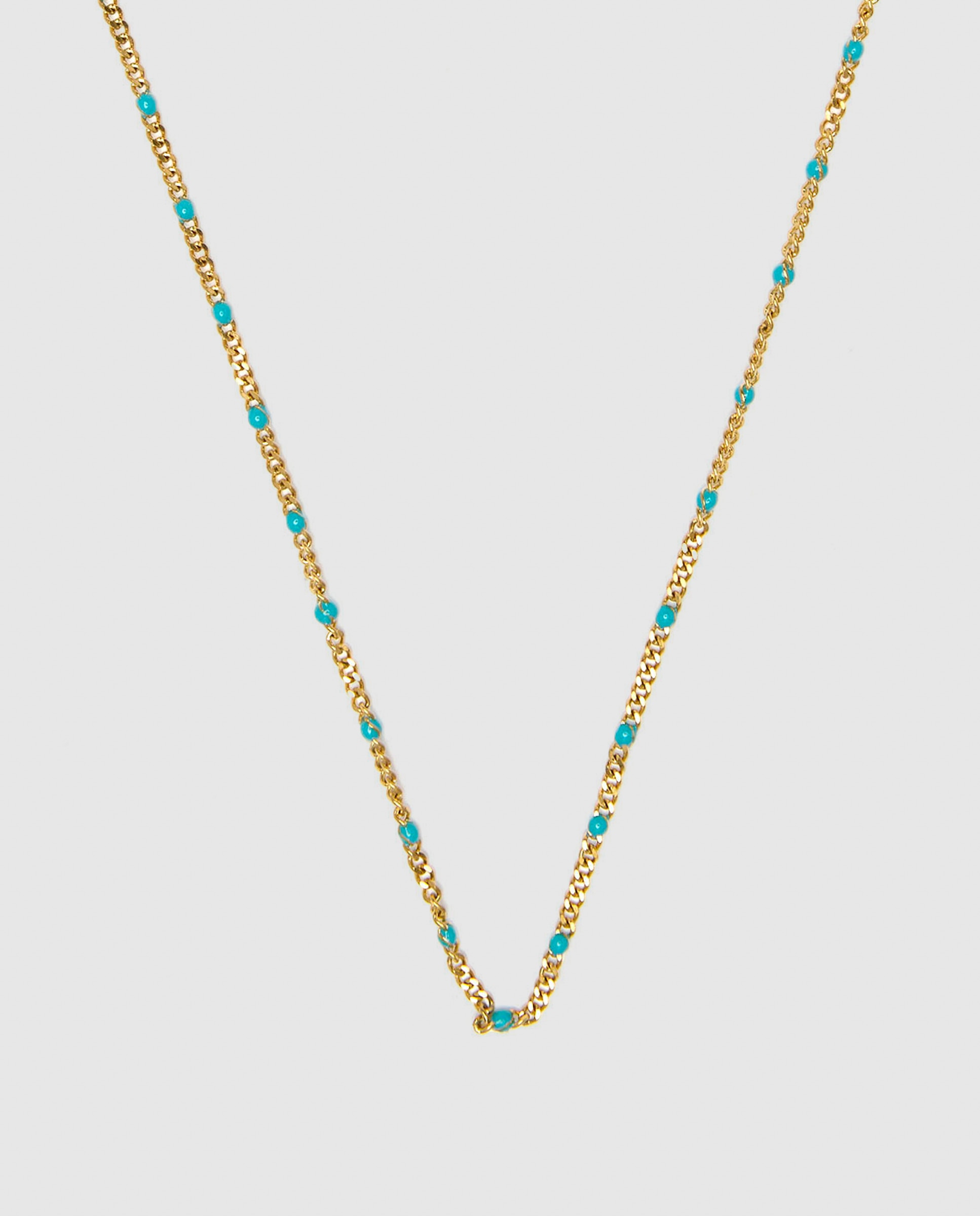 Imagem 0 de Colar de Aço Abma com Acabamento em Ouro Amarelo de 18k