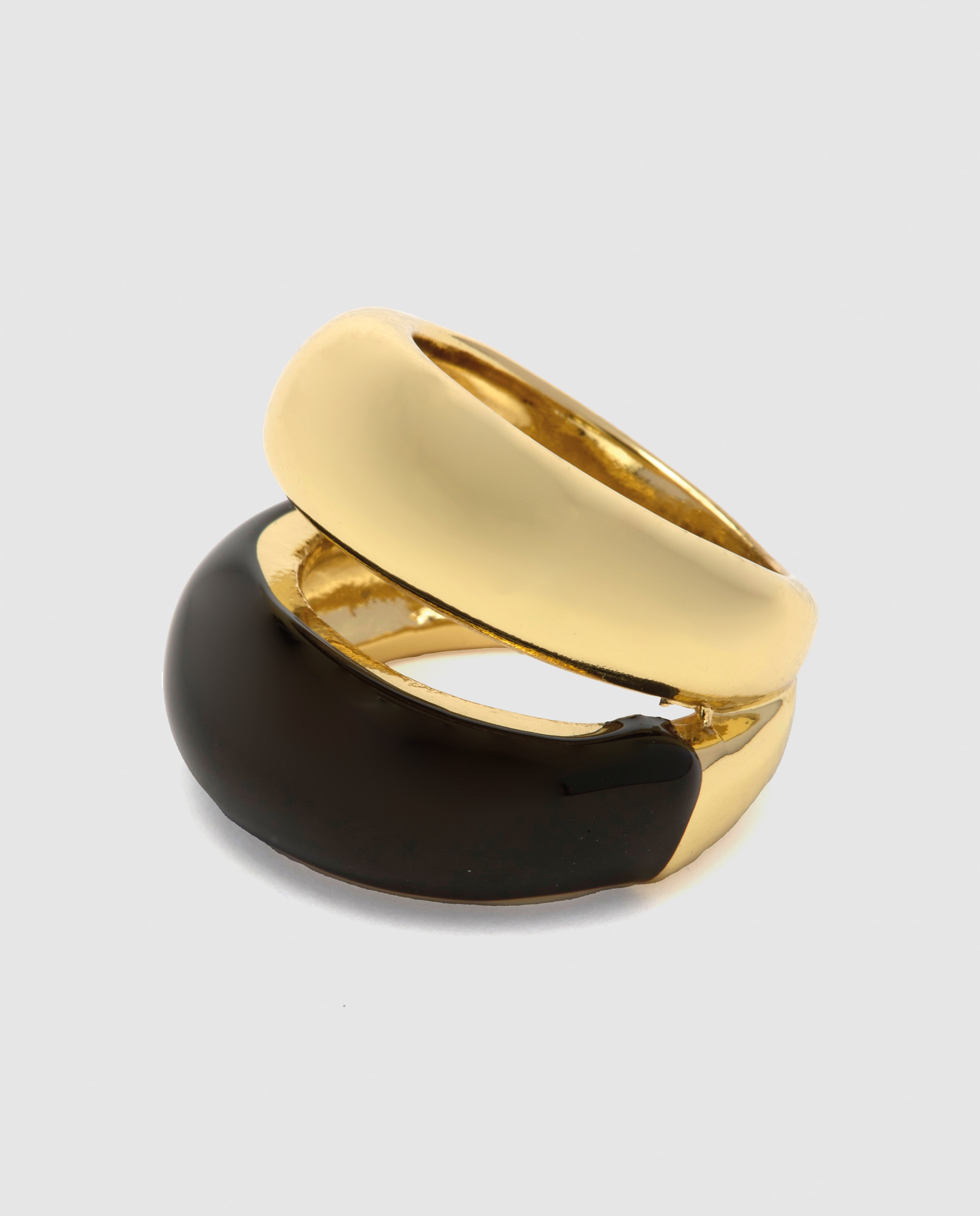 Anel Africa Acabado em Ouro Amarelo de 18k Dourado-1
