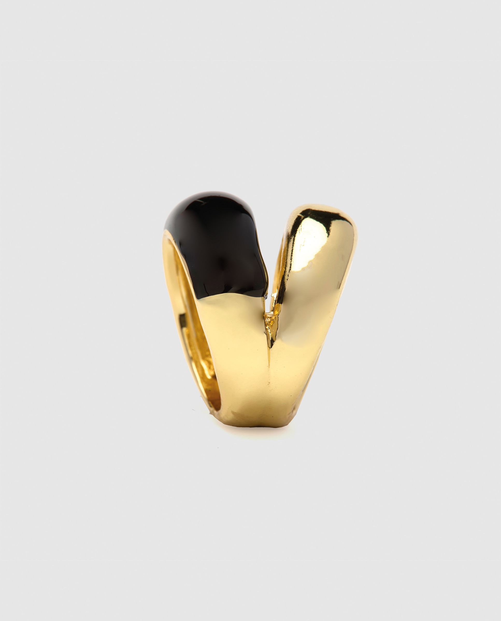 Anel Africa Acabado em Ouro Amarelo de 18k Dourado-3