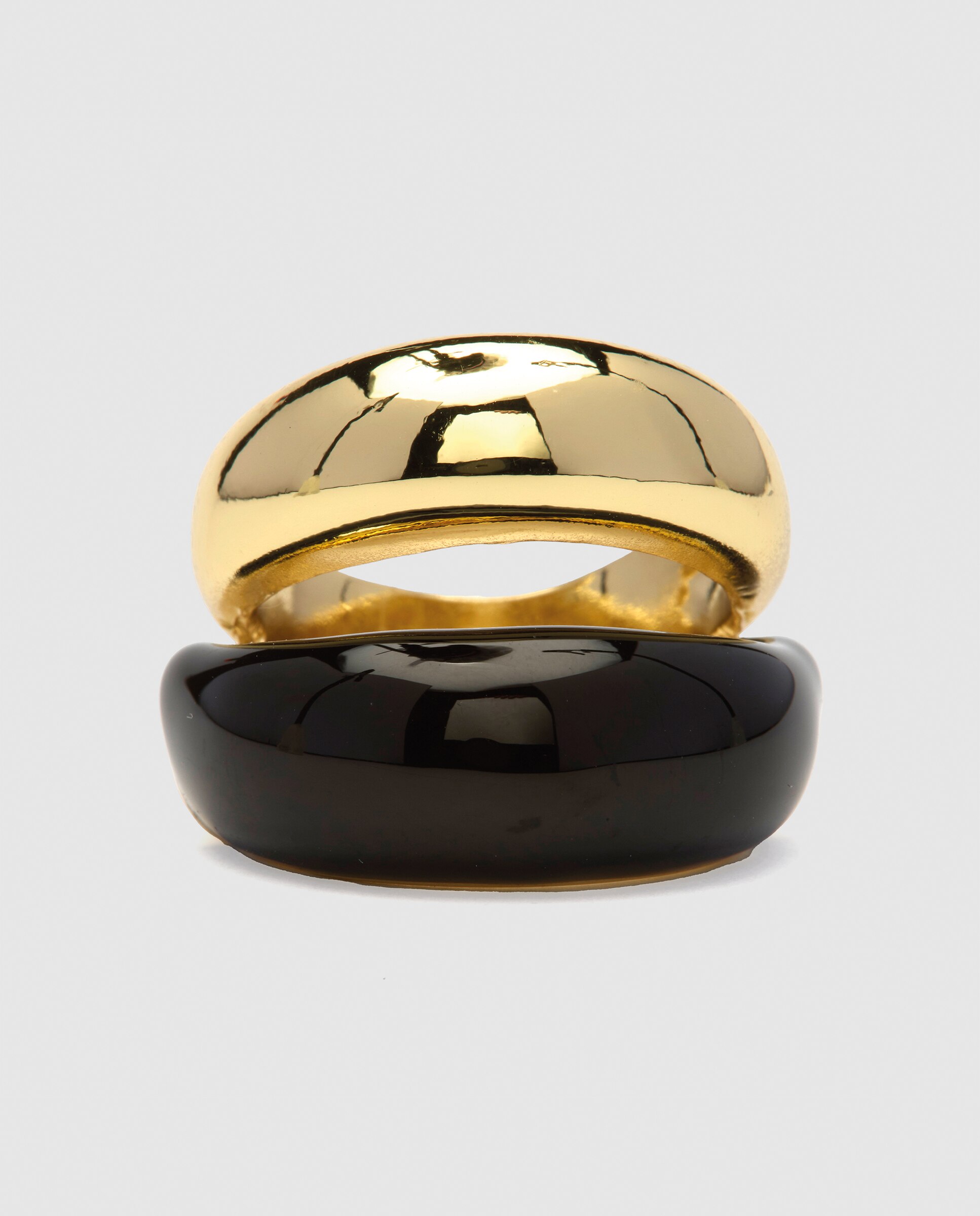Anel Africa Acabado em Ouro Amarelo de 18k Dourado-6