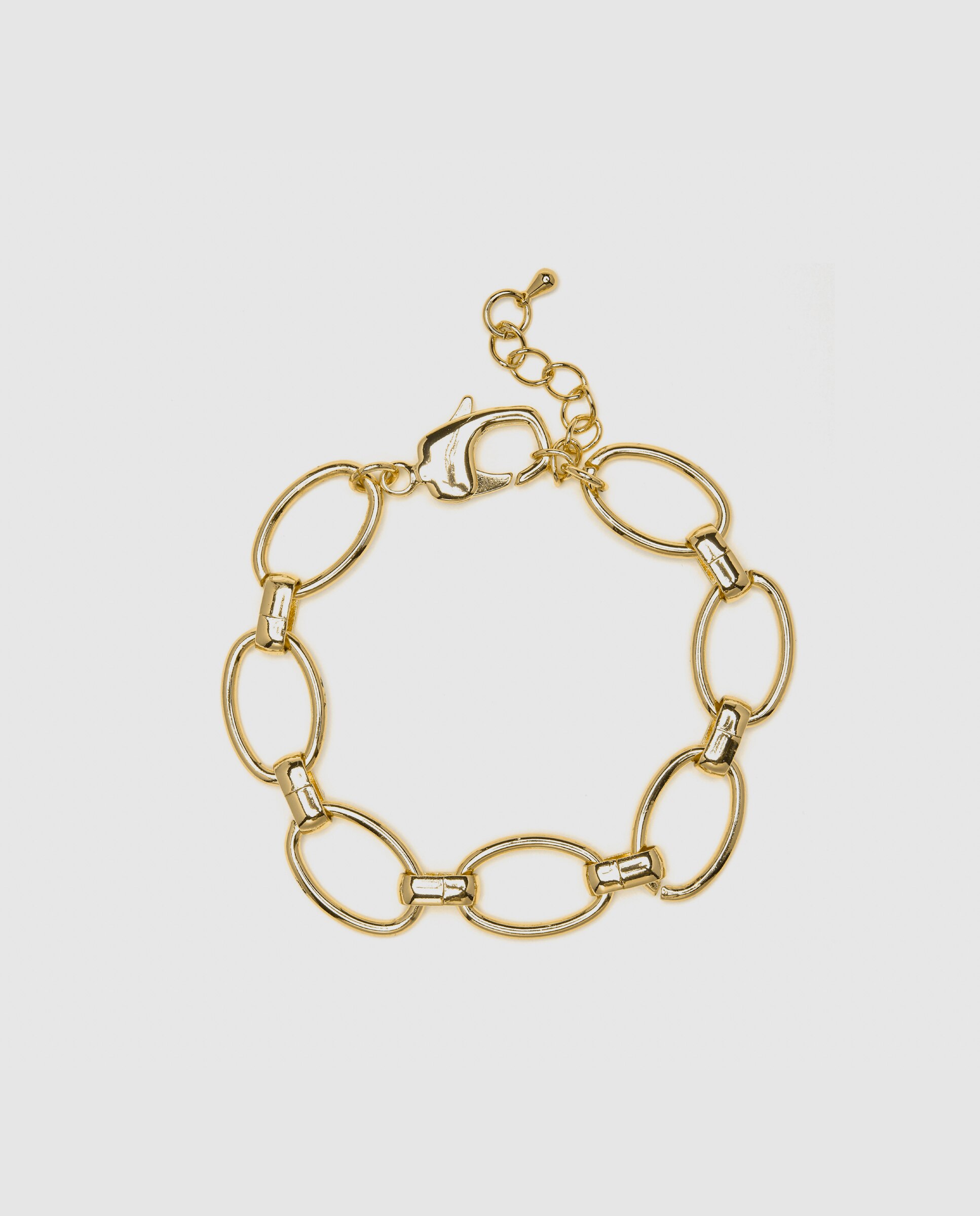 Pulseira de Corrente África Acabada em Ouro Amarelo de 18 Quilates Amarelo-3