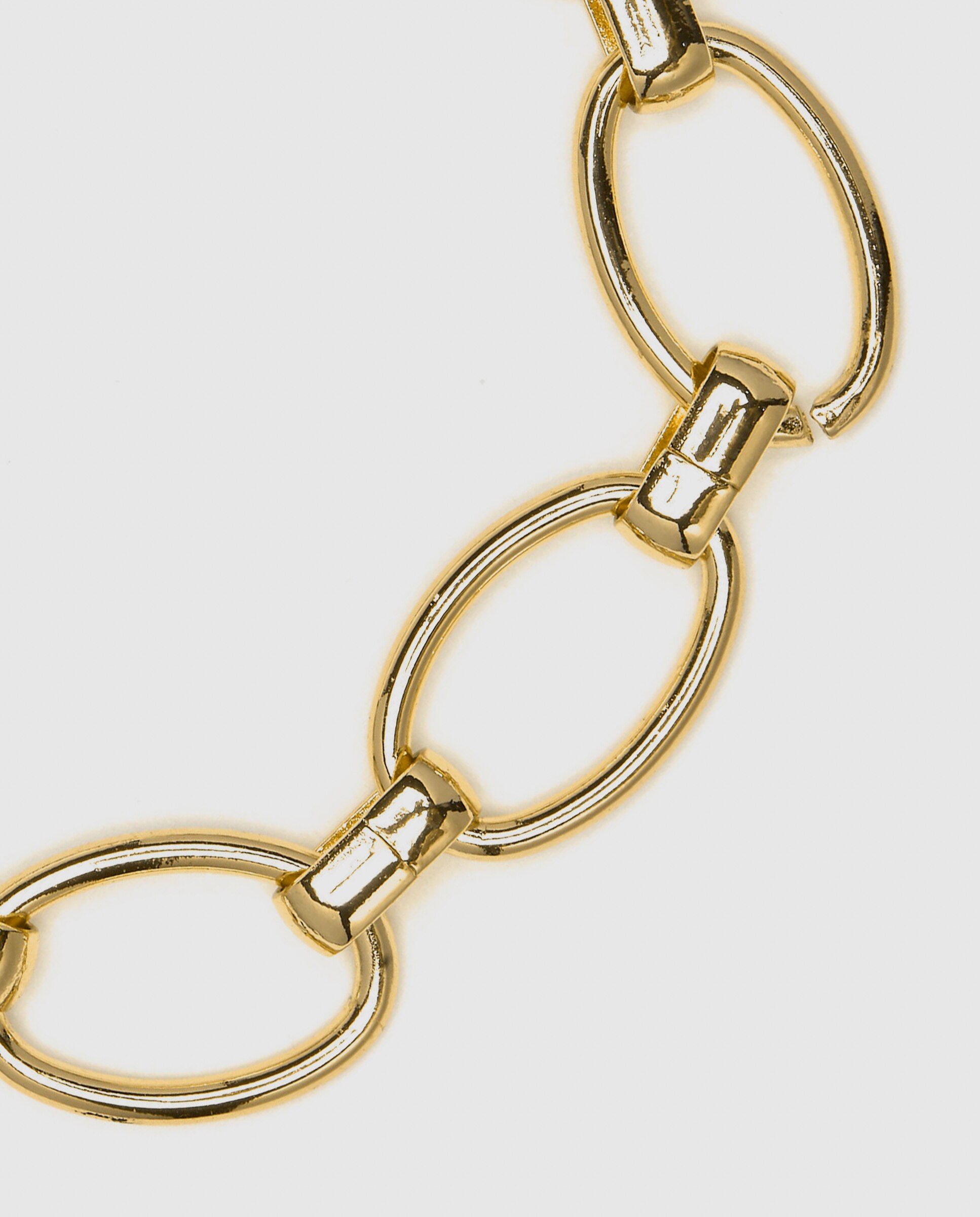 Pulseira de Corrente África Acabada em Ouro Amarelo de 18 Quilates Amarelo-6