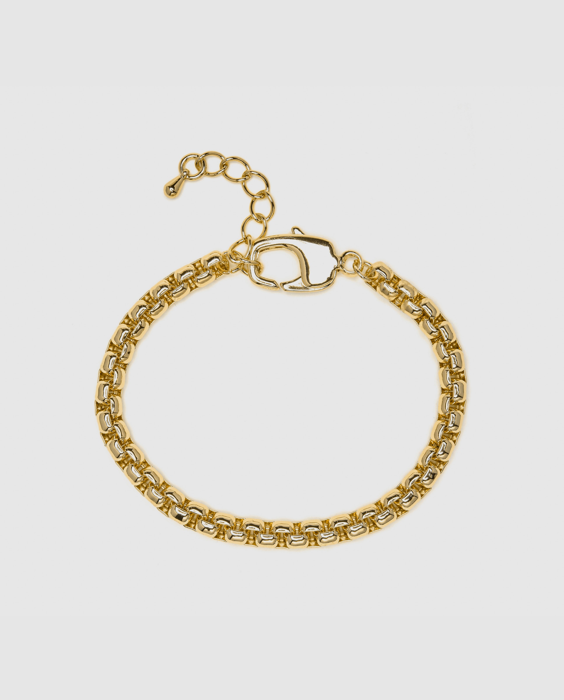 Pulseira de Corrente África Acabada em Ouro Amarelo de 18 Quilates Amarelo-3