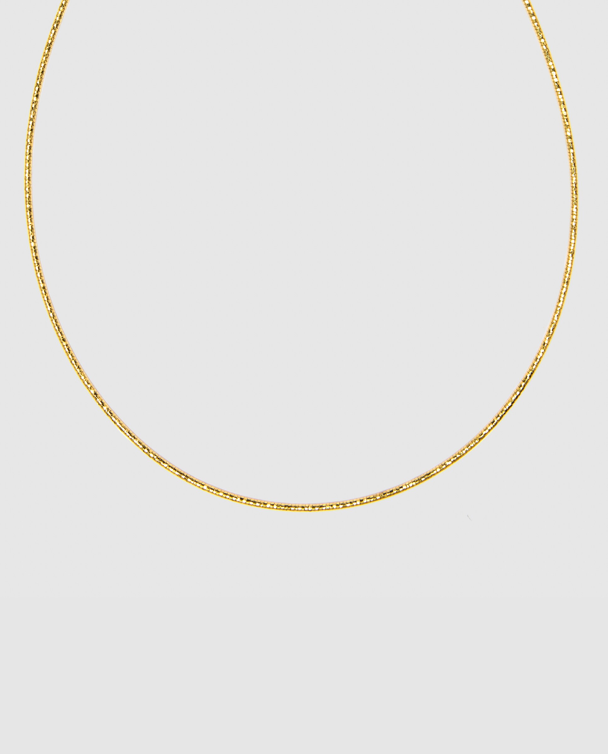 Colar Correntes com Acabamento em Ouro Amarelo de 18 Quilates Amarelo-1